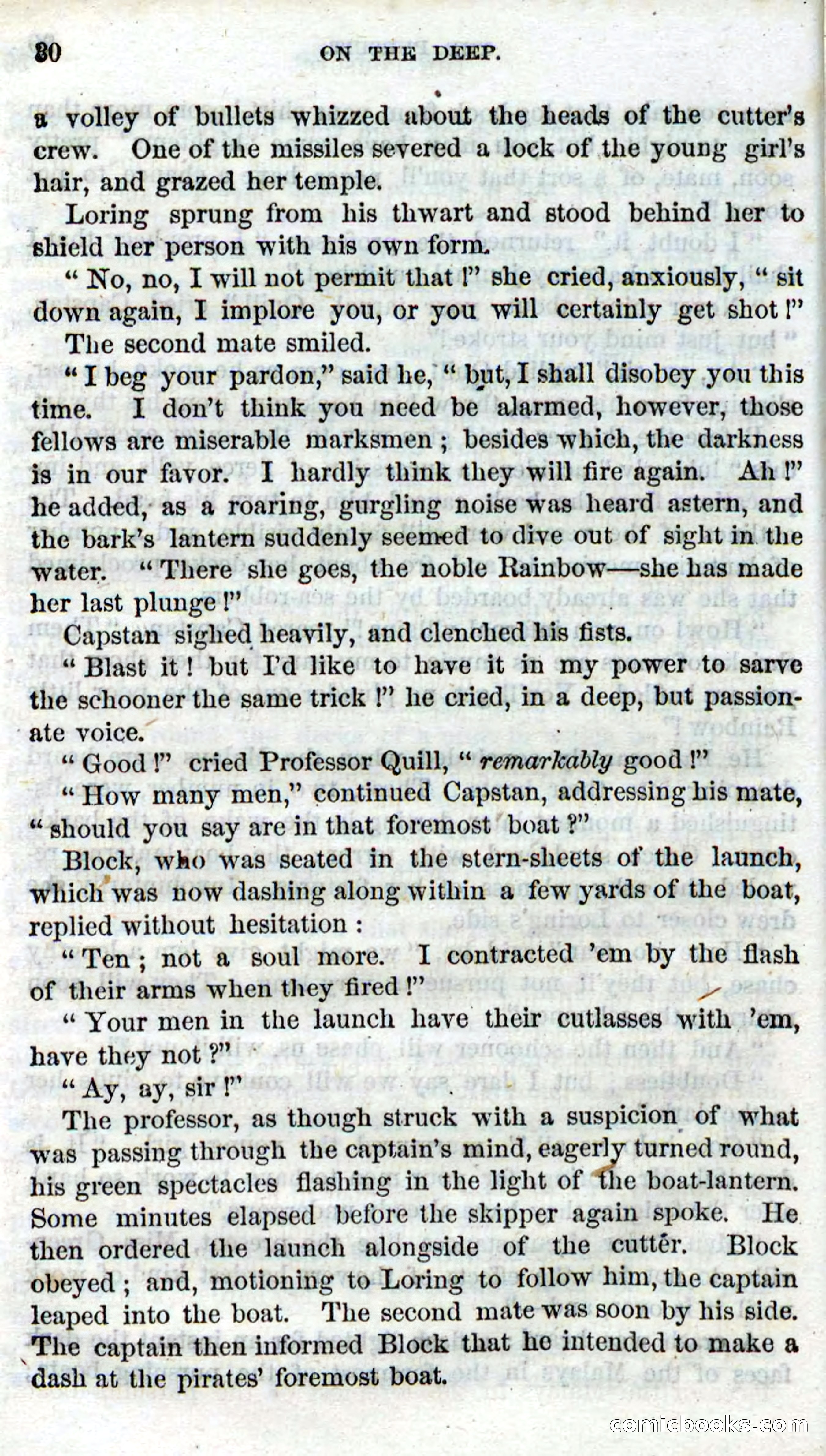 Beadle's Dime Novels No. 87: On the Deep — page 28 of 116