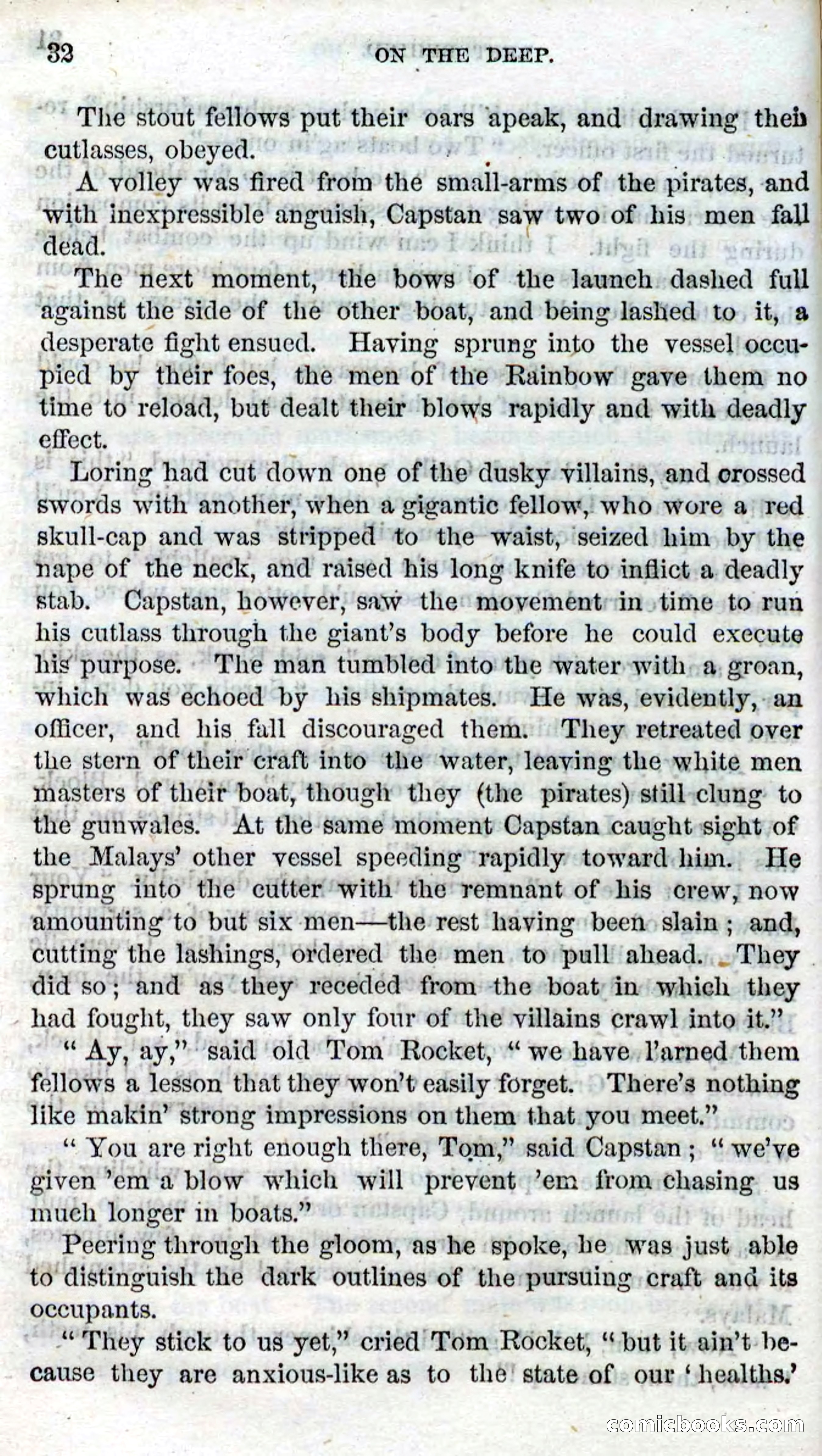 Beadle's Dime Novels No. 87: On the Deep — page 30 of 116