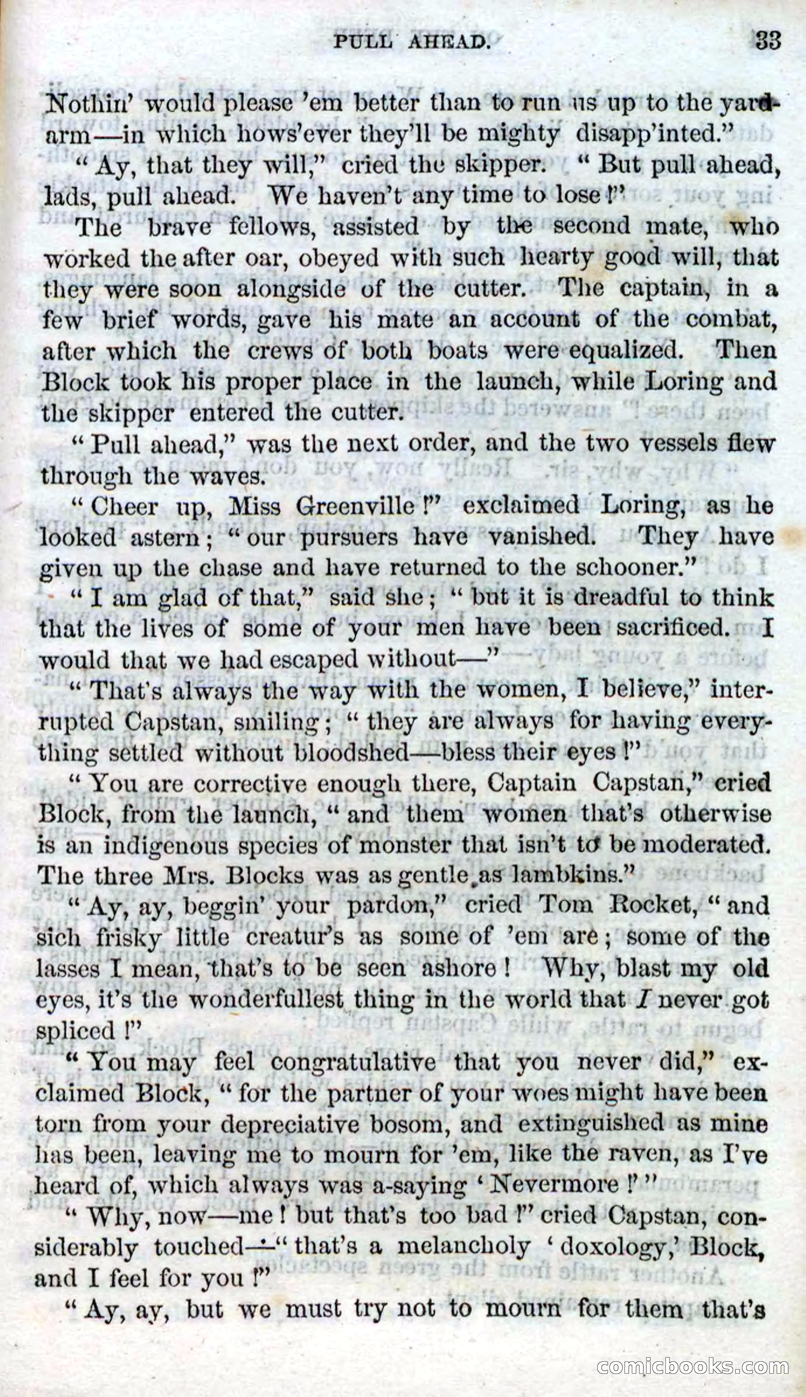 Beadle's Dime Novels No. 87: On the Deep — page 31 of 116