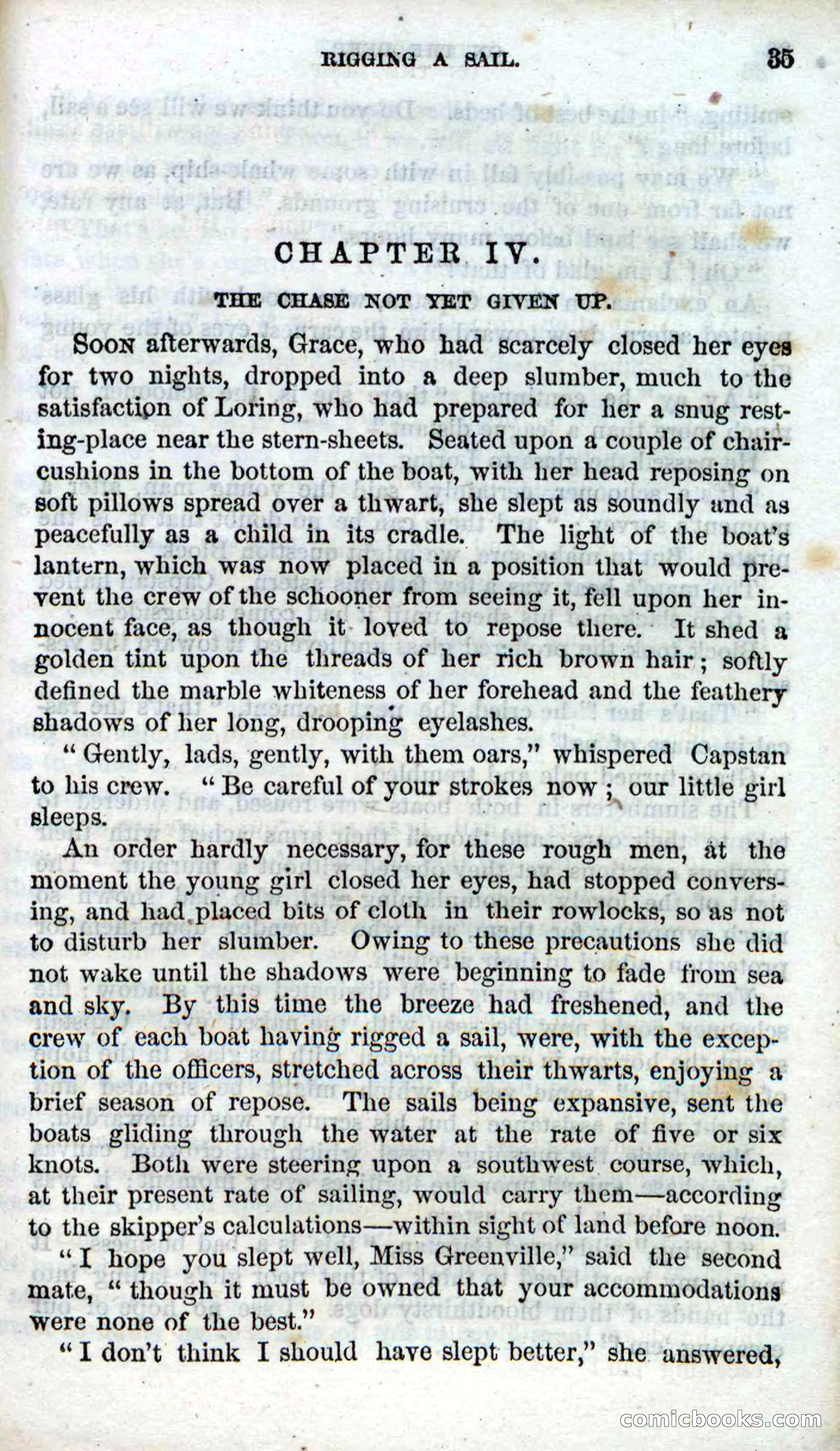 Beadle's Dime Novels No. 87: On the Deep — page 33 of 116