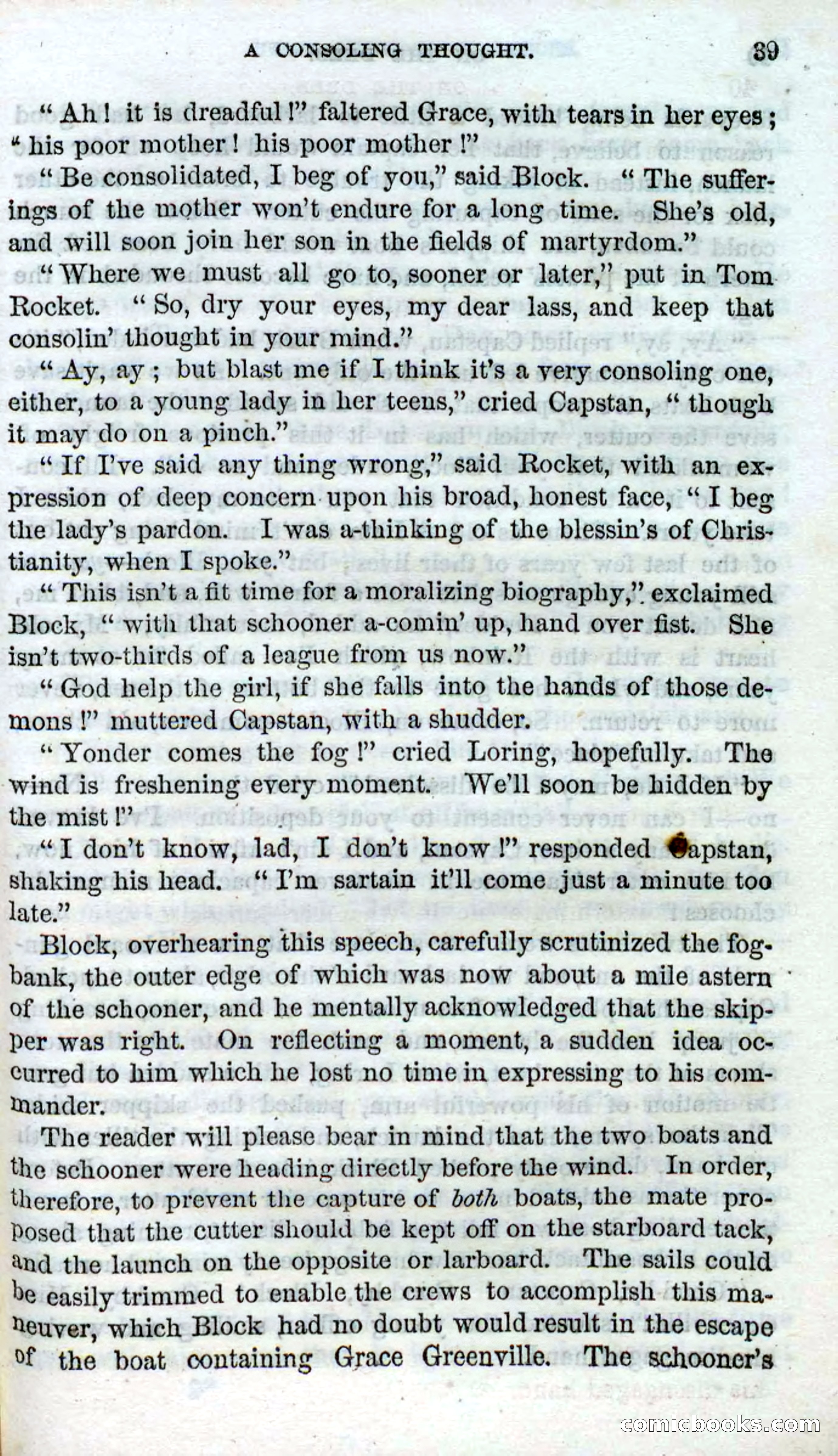 Beadle's Dime Novels No. 87: On the Deep — page 37 of 116