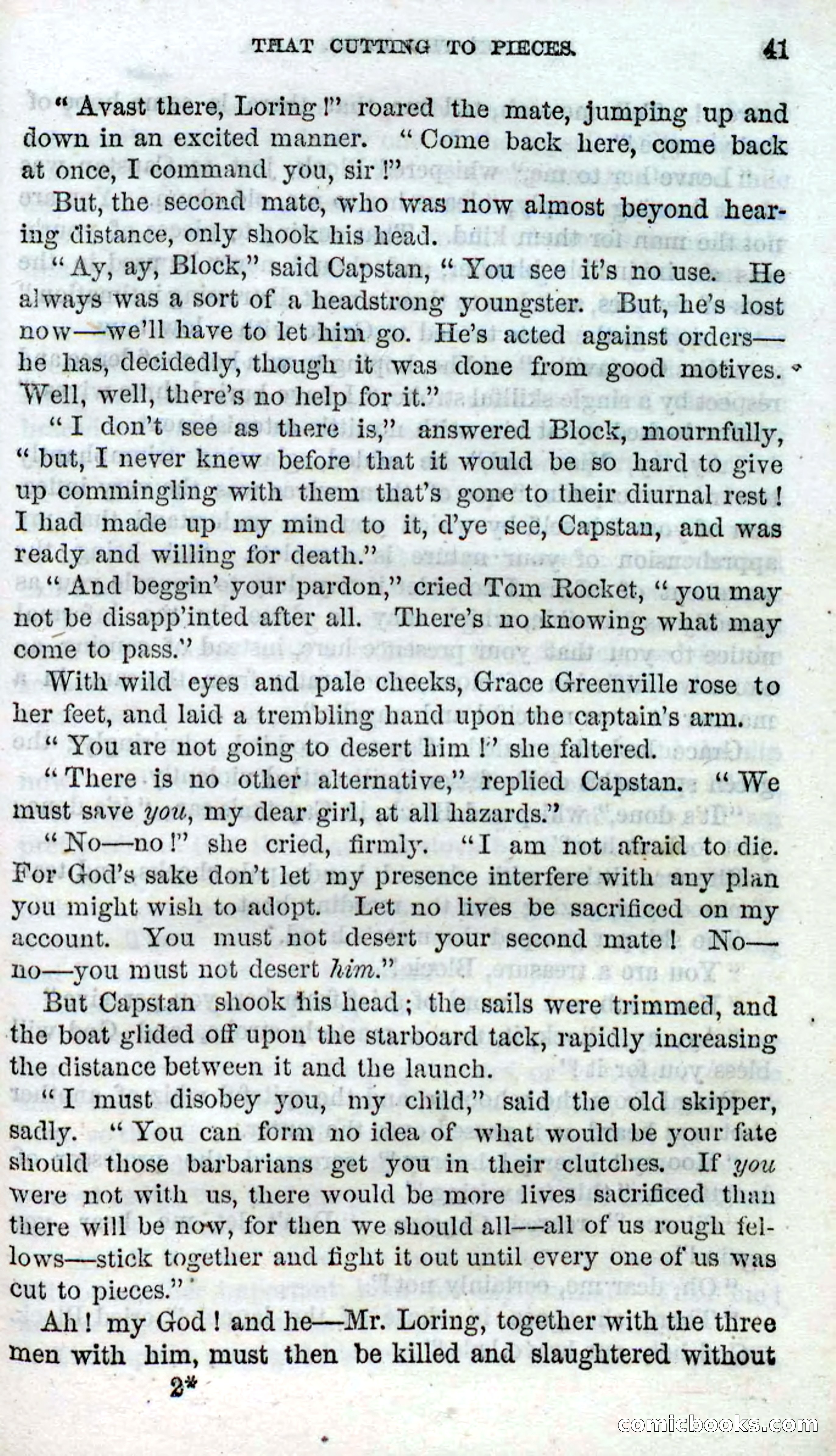 Beadle's Dime Novels No. 87: On the Deep — page 39 of 116