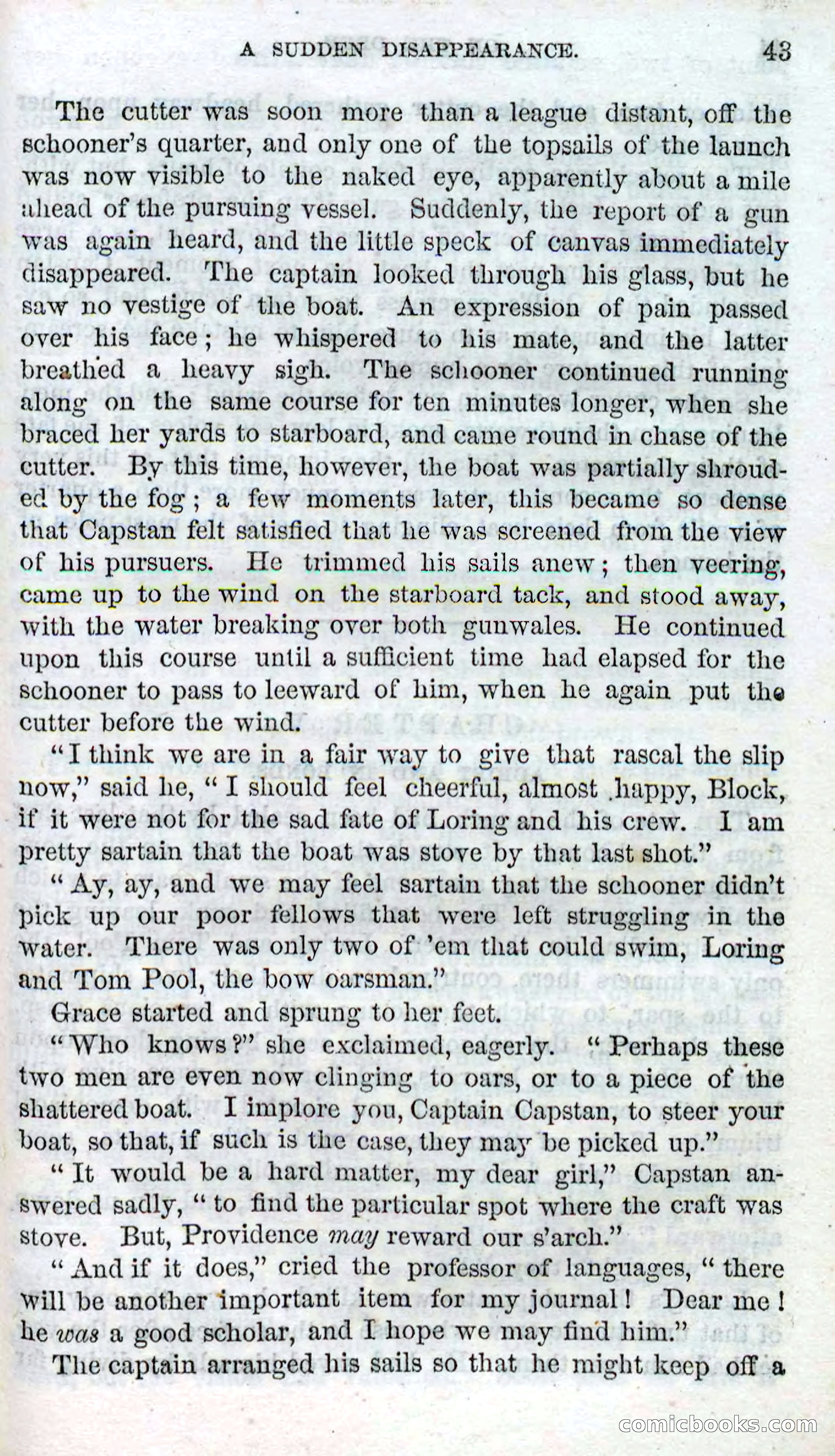 Beadle's Dime Novels No. 87: On the Deep — page 41 of 116