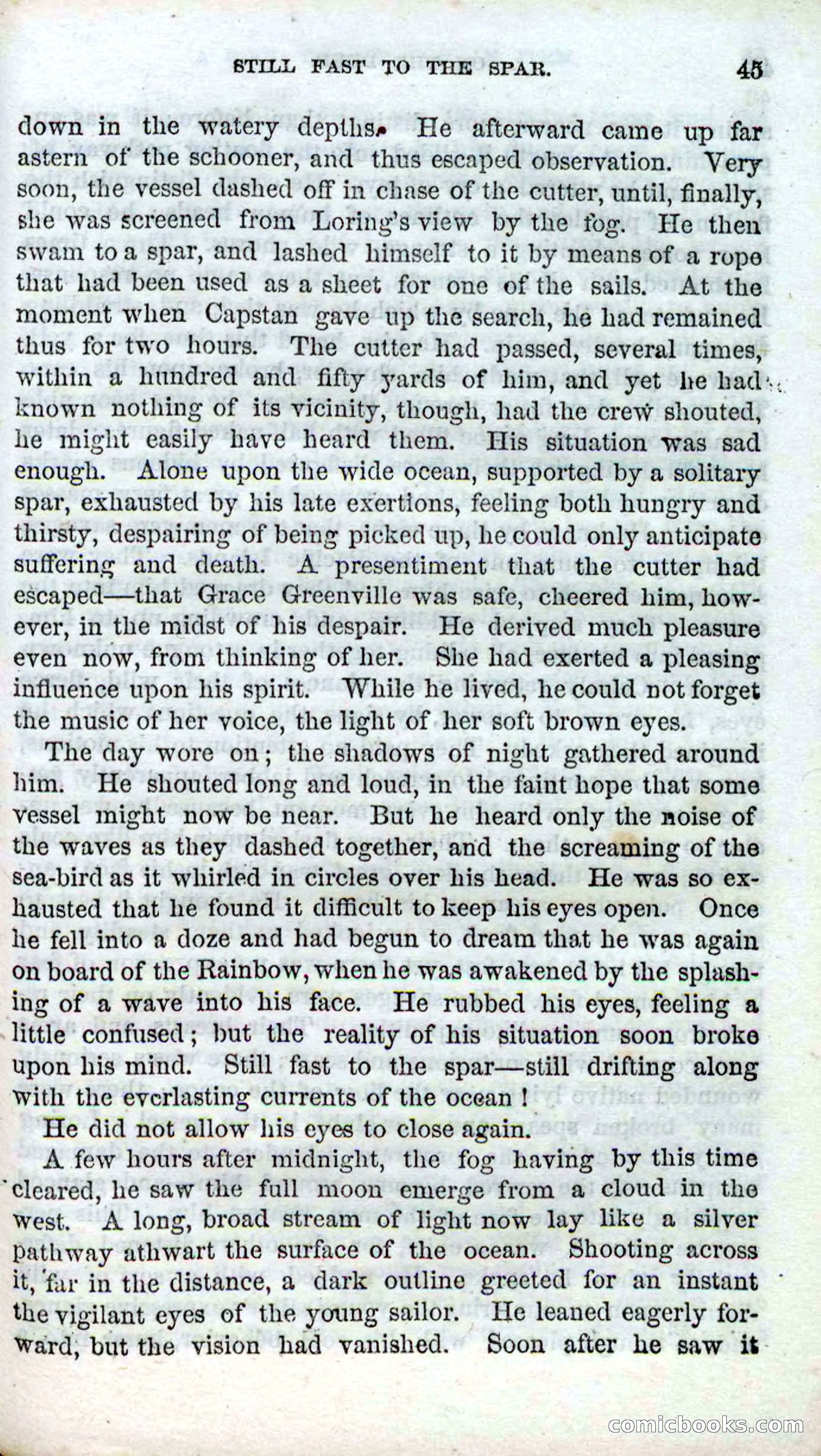 Beadle's Dime Novels No. 87: On the Deep — page 43 of 116