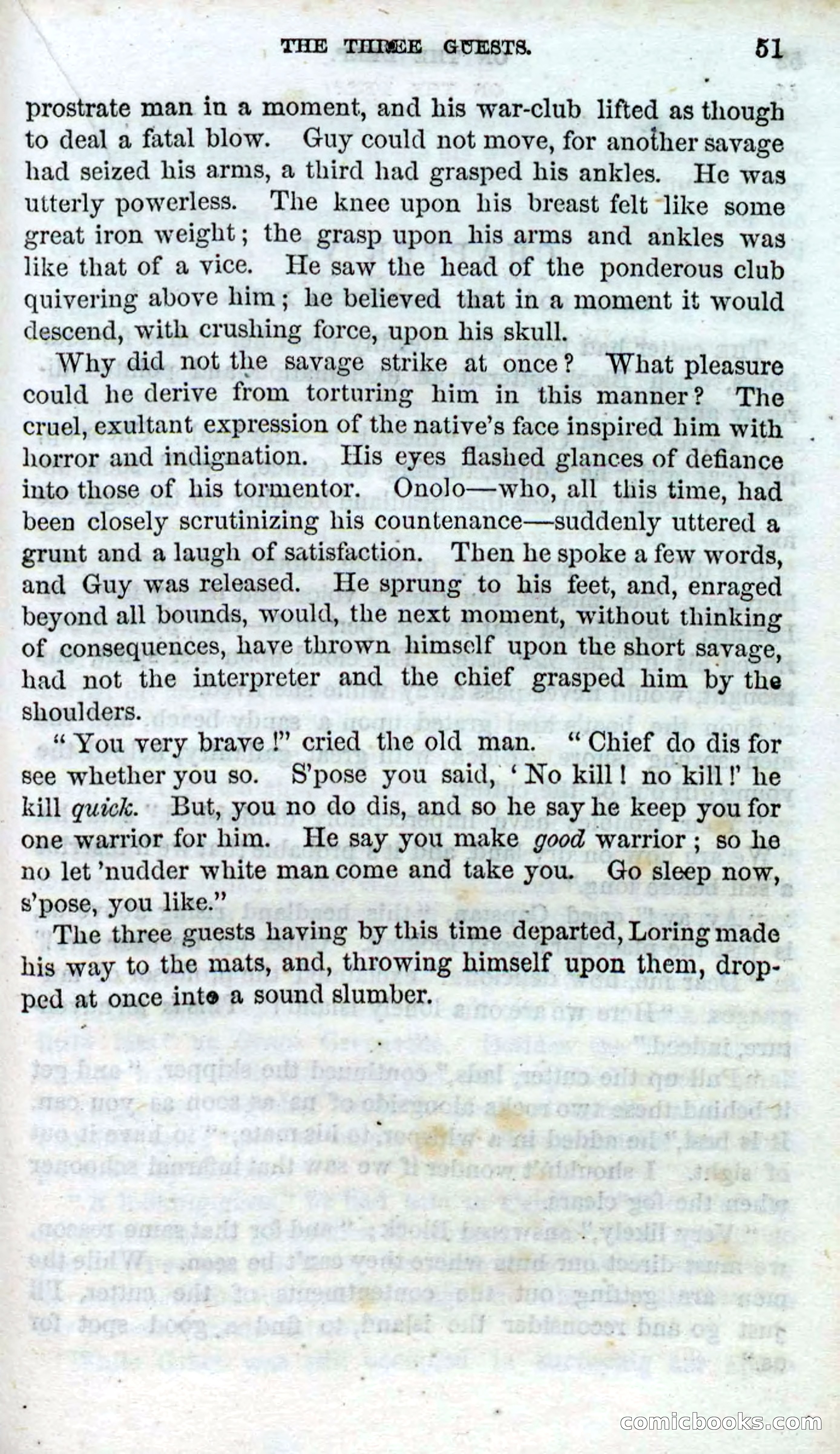 Beadle's Dime Novels No. 87: On the Deep — page 49 of 116
