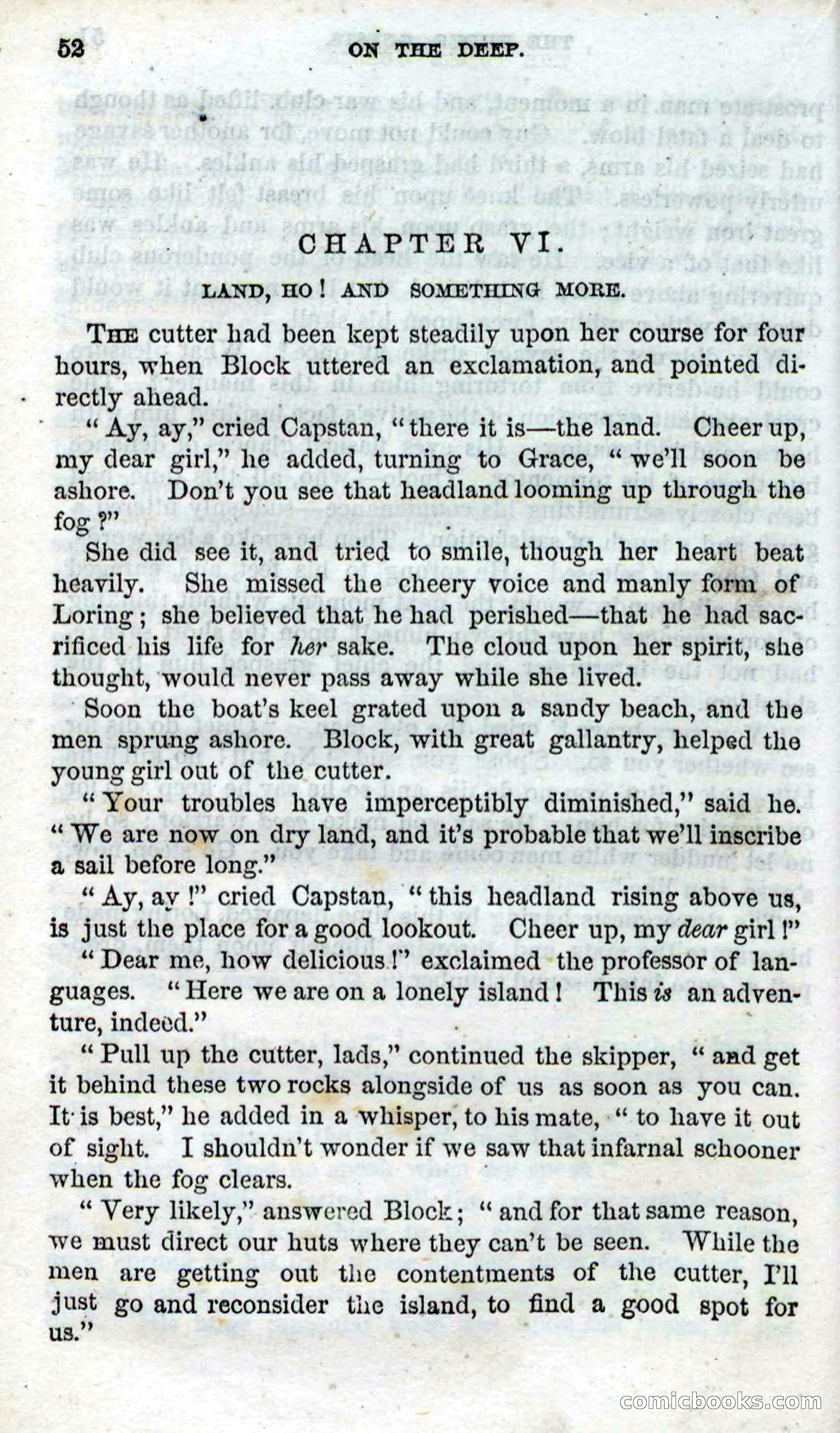 Beadle's Dime Novels No. 87: On the Deep — page 50 of 116