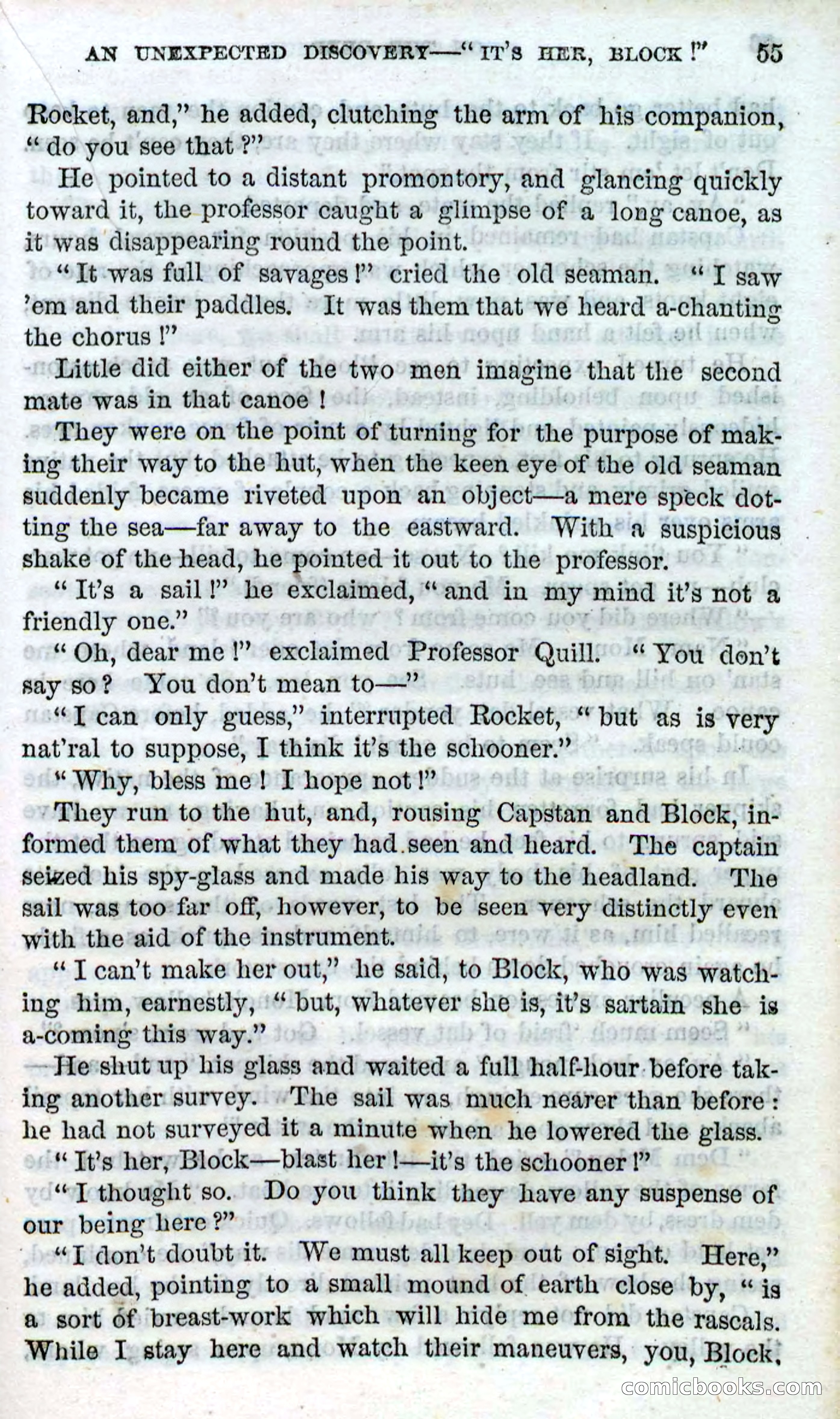 Beadle's Dime Novels No. 87: On the Deep — page 53 of 116