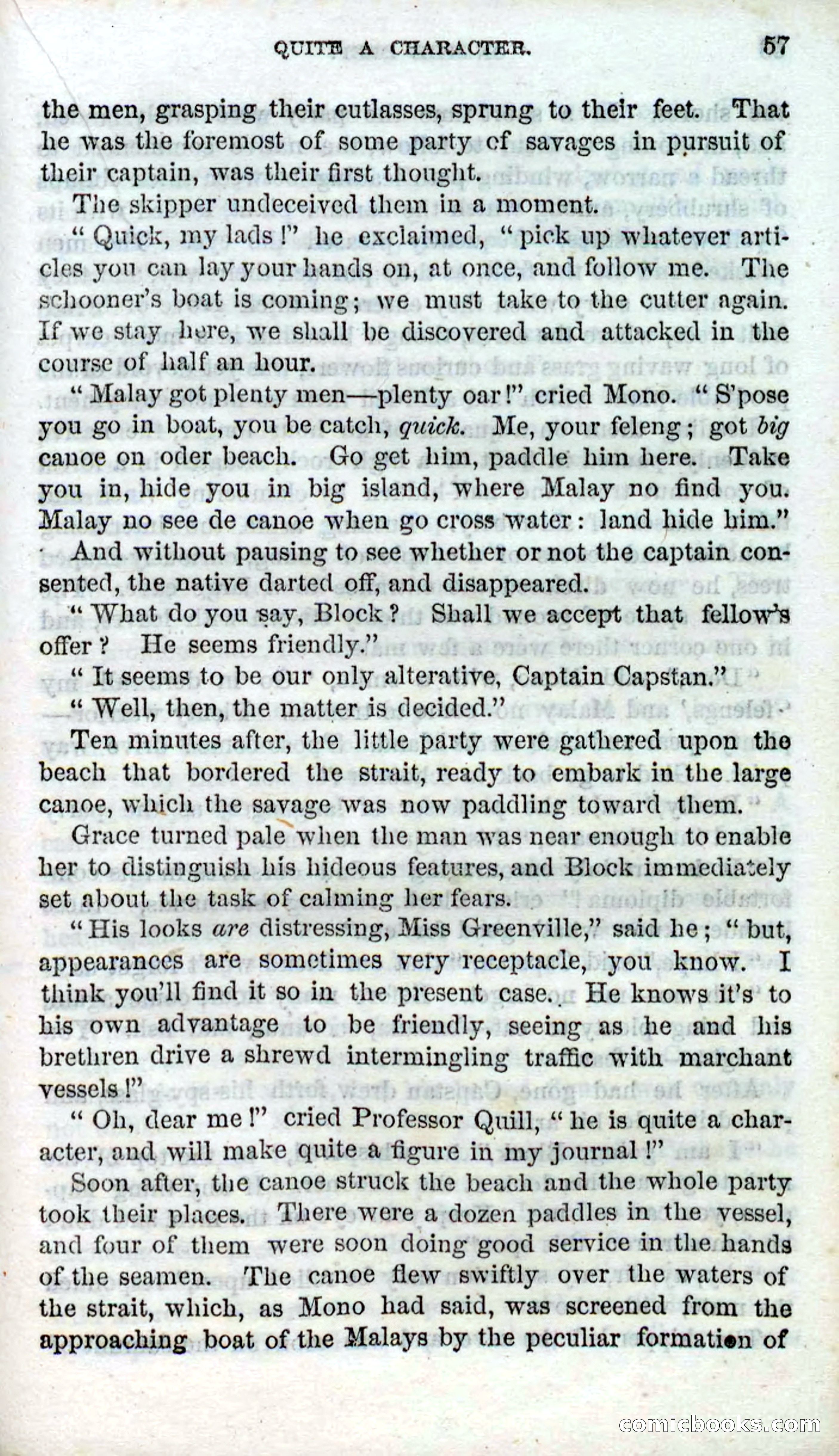 Beadle's Dime Novels No. 87: On the Deep — page 55 of 116