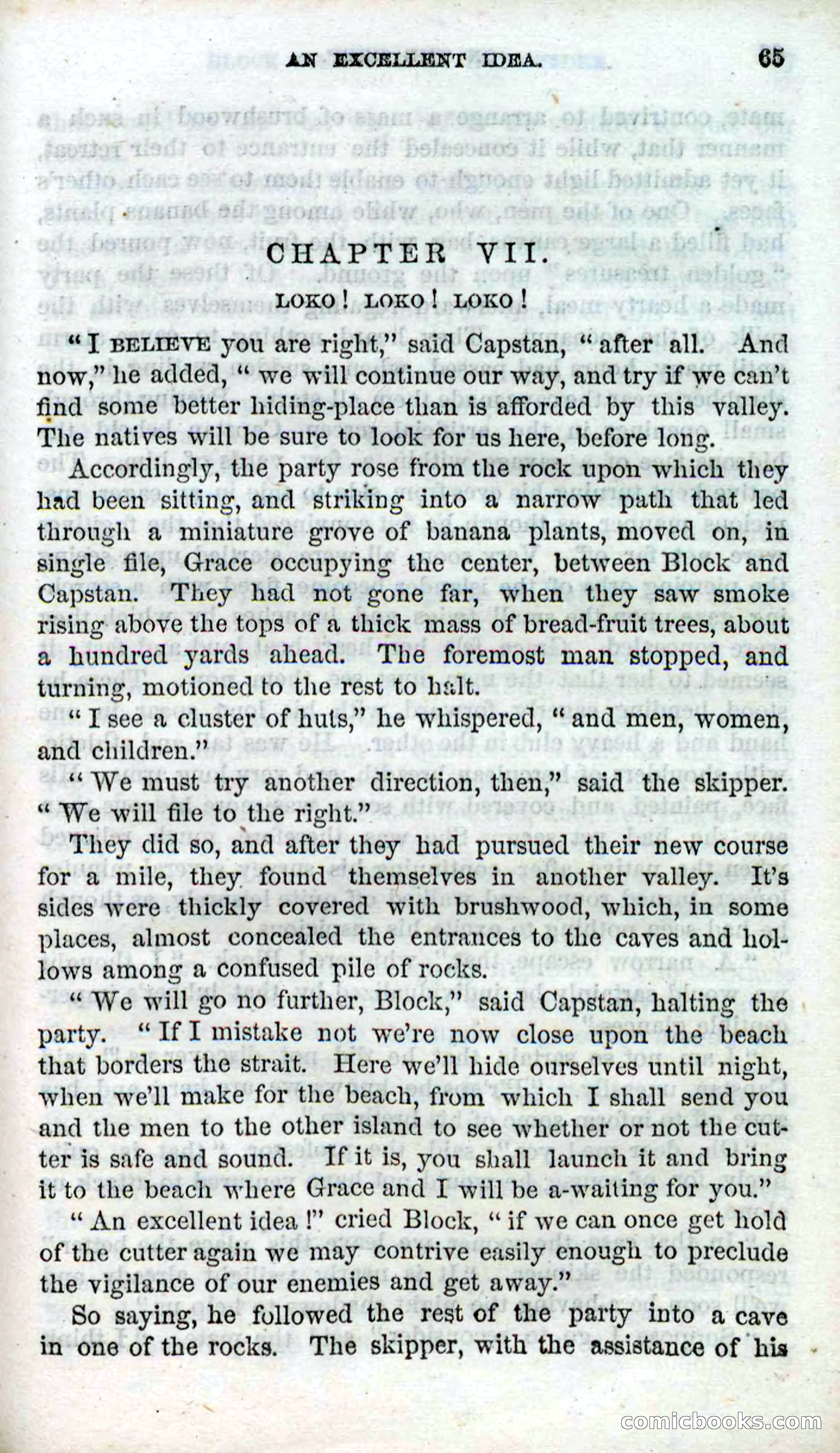 Beadle's Dime Novels No. 87: On the Deep — page 63 of 116