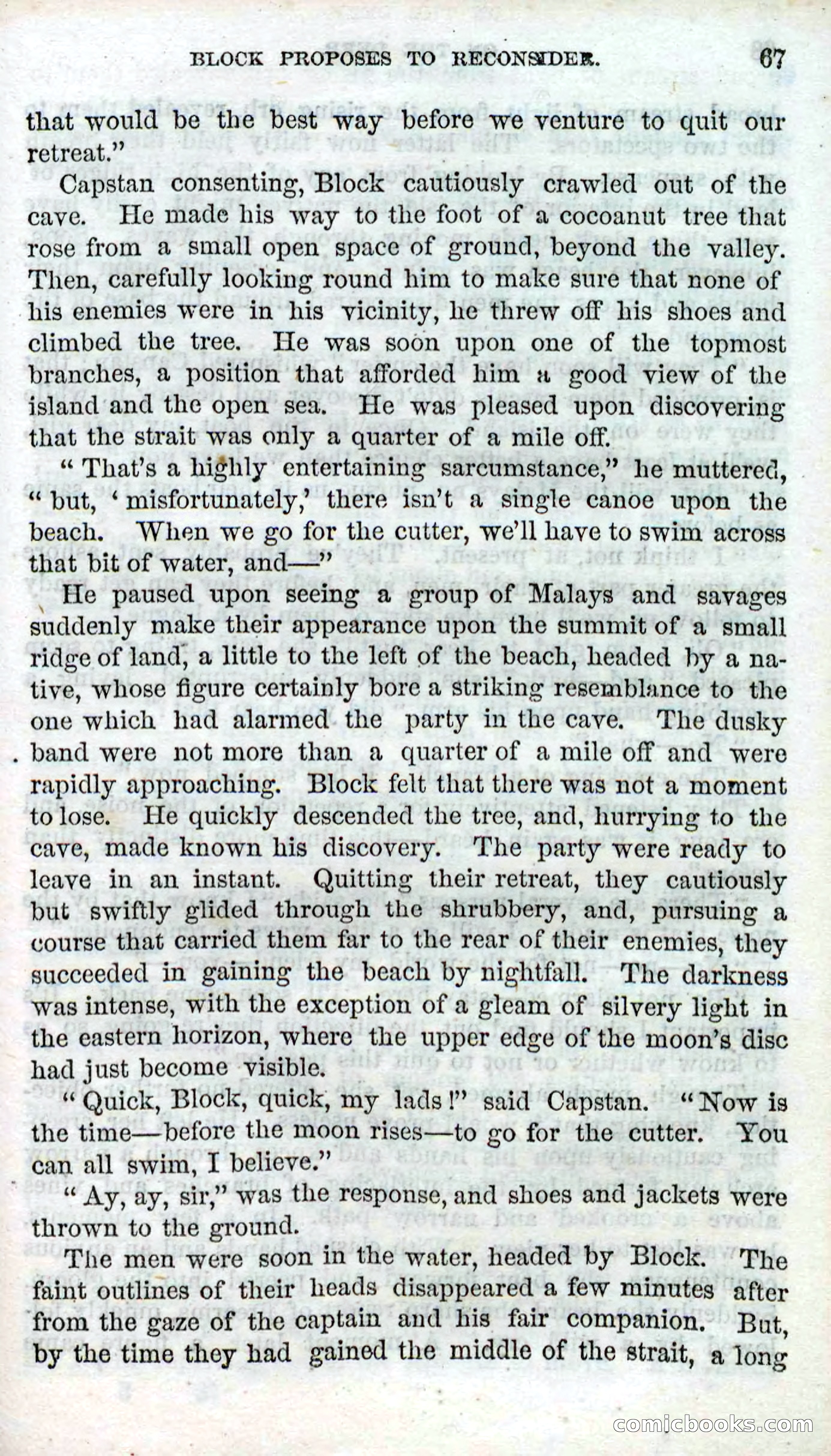 Beadle's Dime Novels No. 87: On the Deep — page 65 of 116