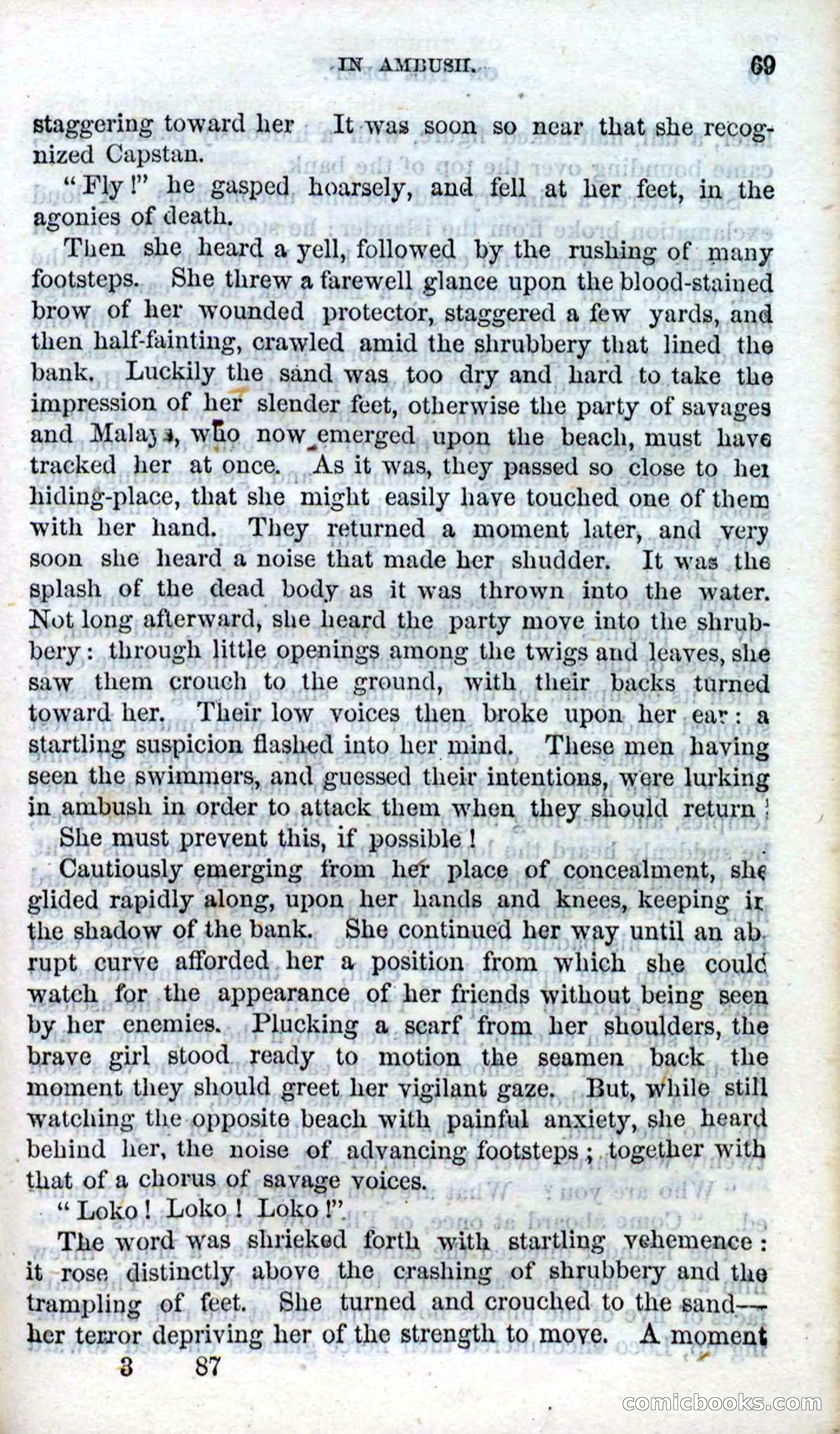 Beadle's Dime Novels No. 87: On the Deep — page 67 of 116