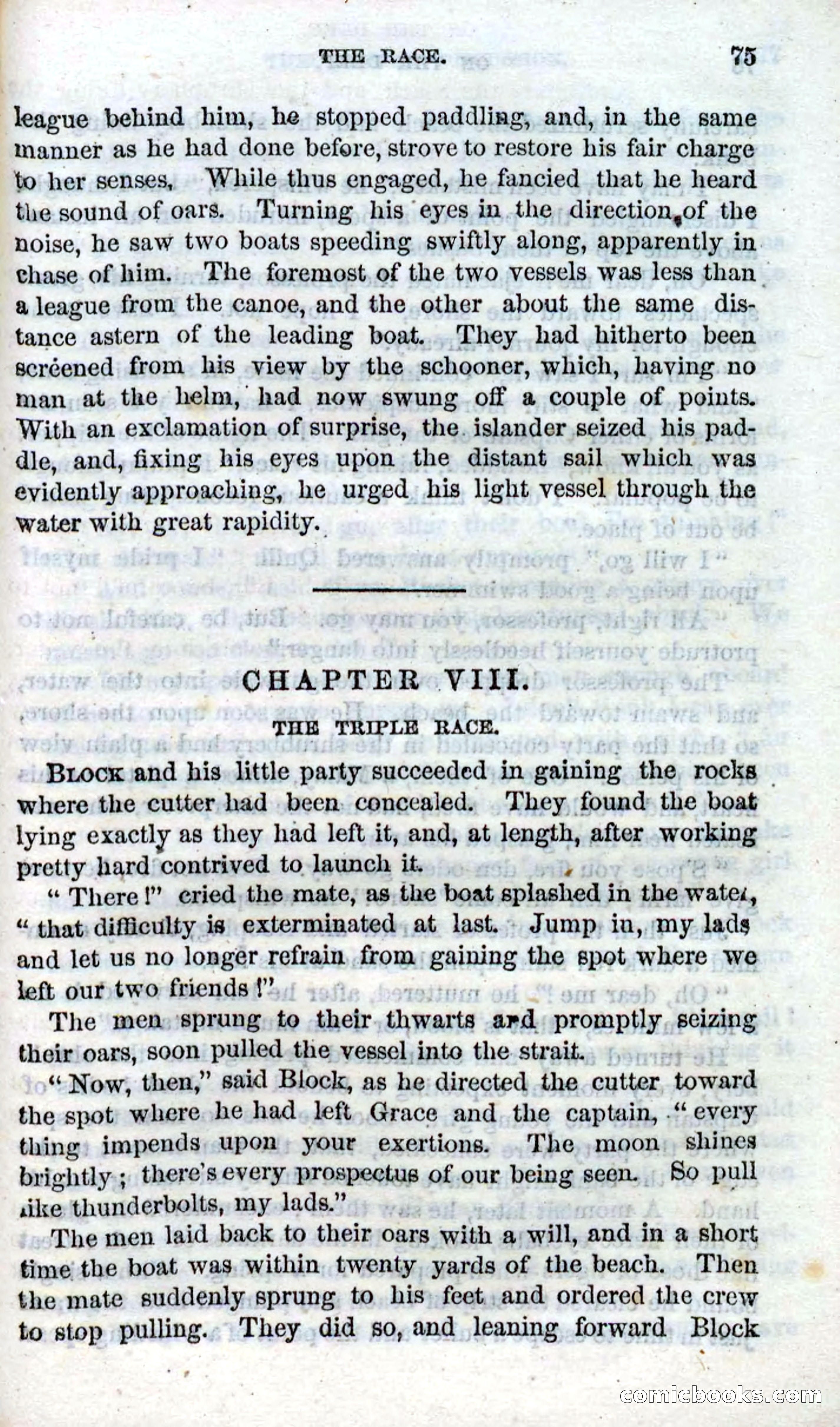 Beadle's Dime Novels No. 87: On the Deep — page 73 of 116