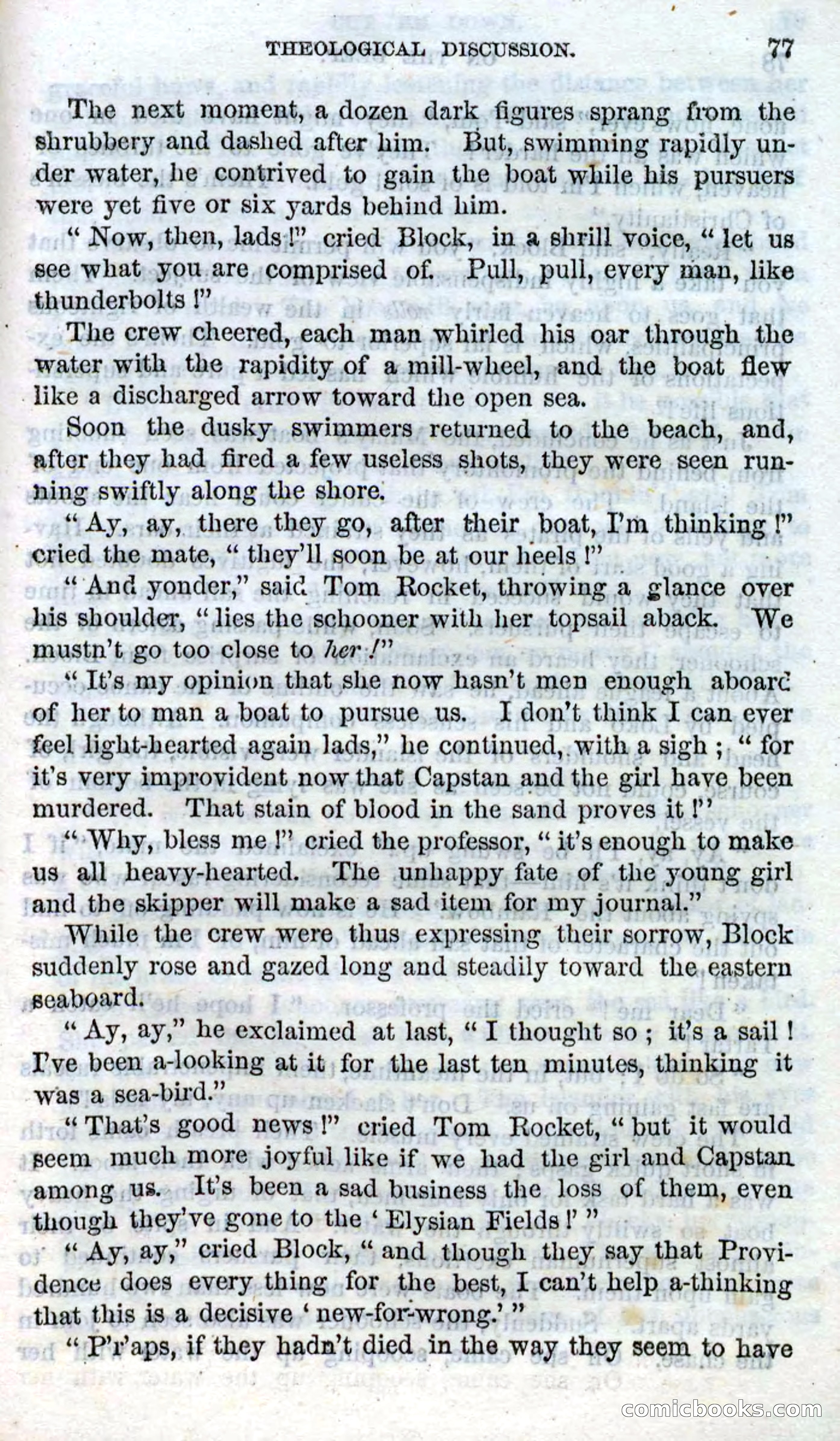 Beadle's Dime Novels No. 87: On the Deep — page 75 of 116