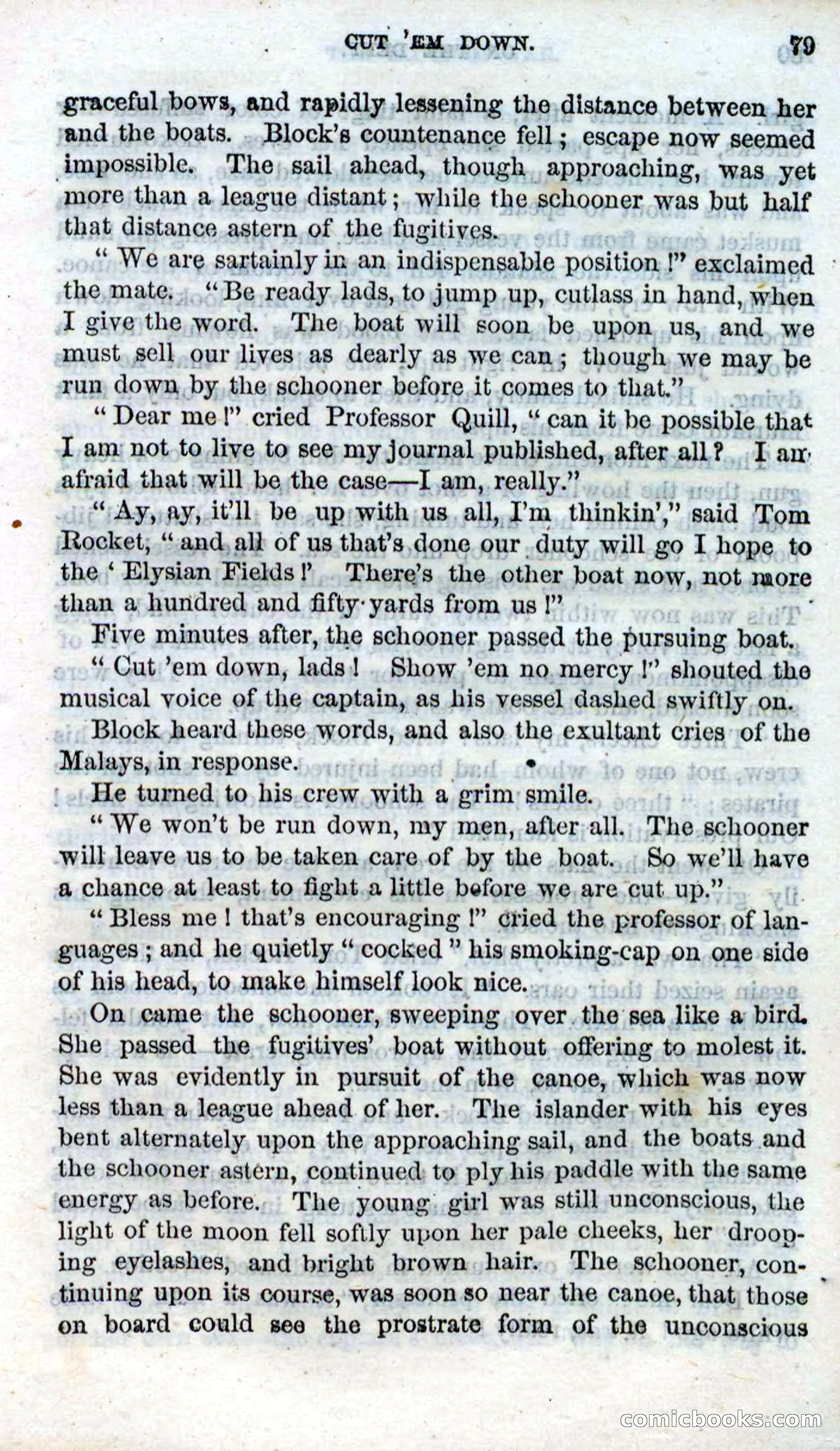 Beadle's Dime Novels No. 87: On the Deep — page 77 of 116