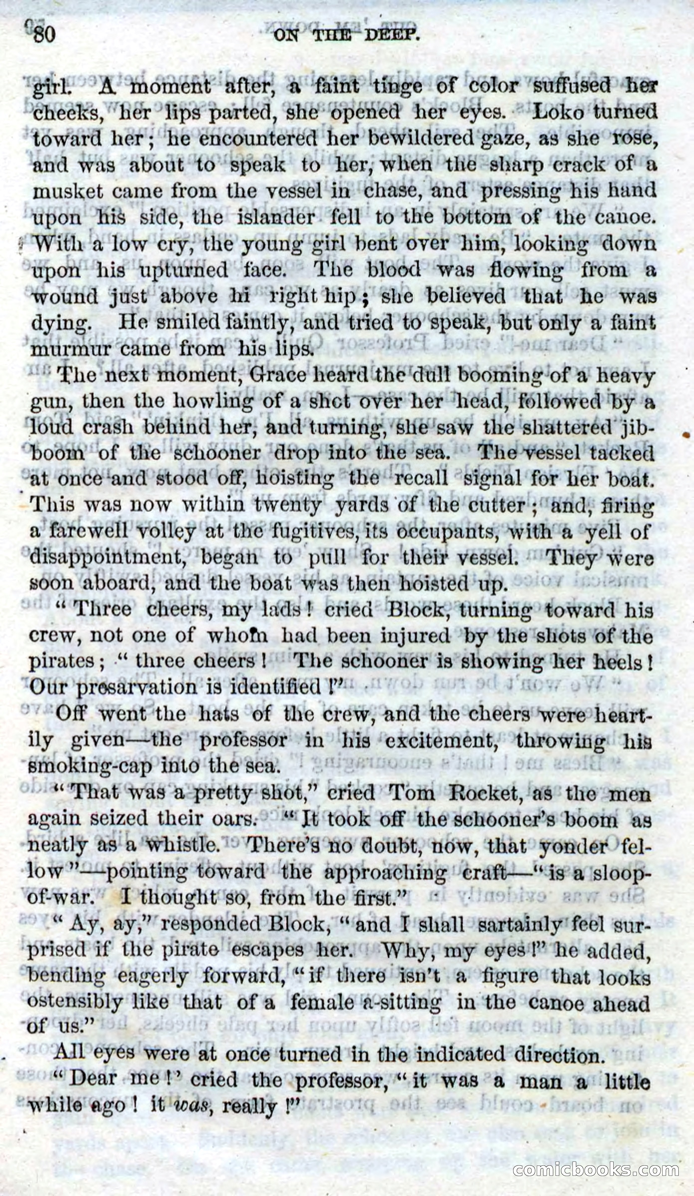 Beadle's Dime Novels No. 87: On the Deep — page 78 of 116