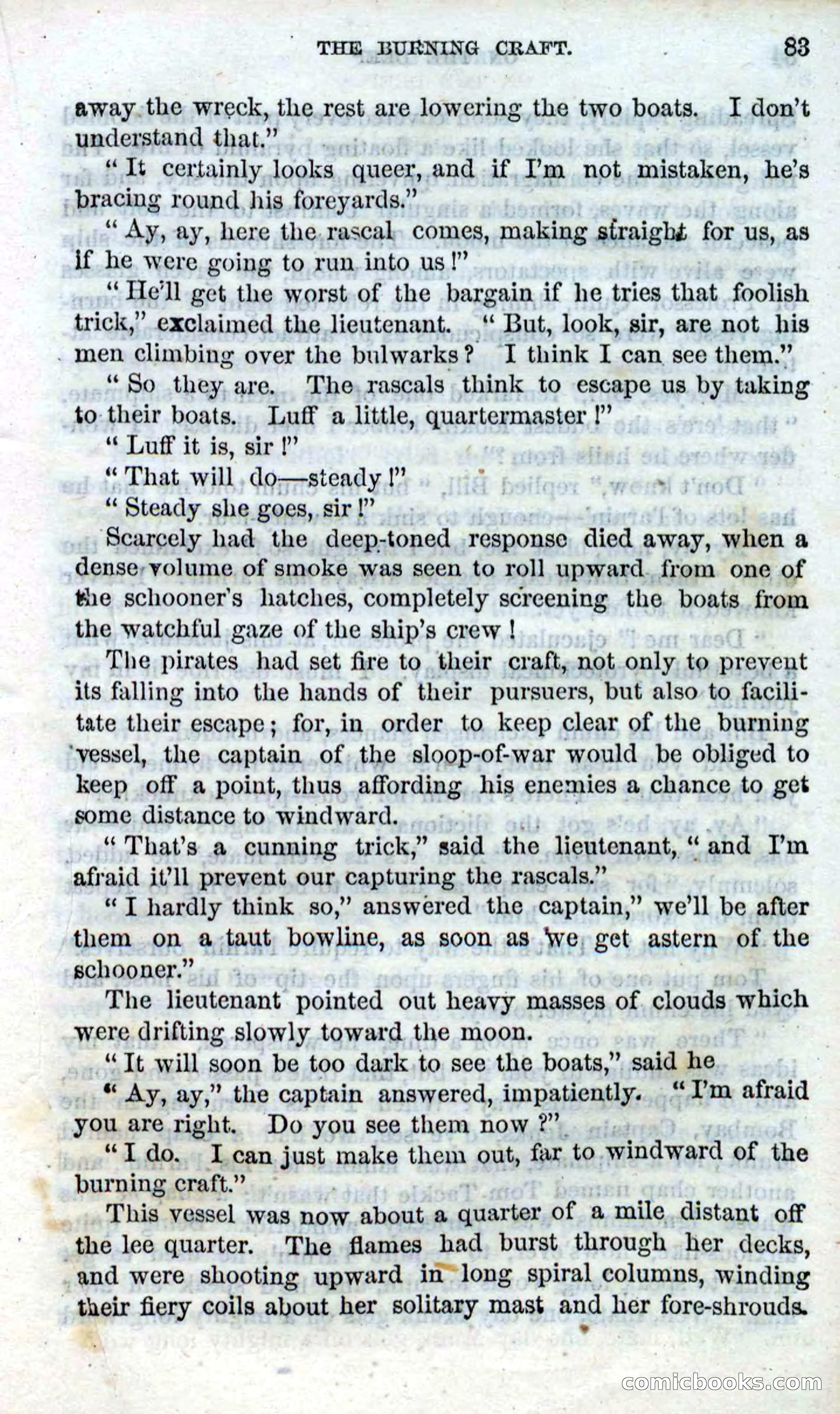 Beadle's Dime Novels No. 87: On the Deep — page 81 of 116