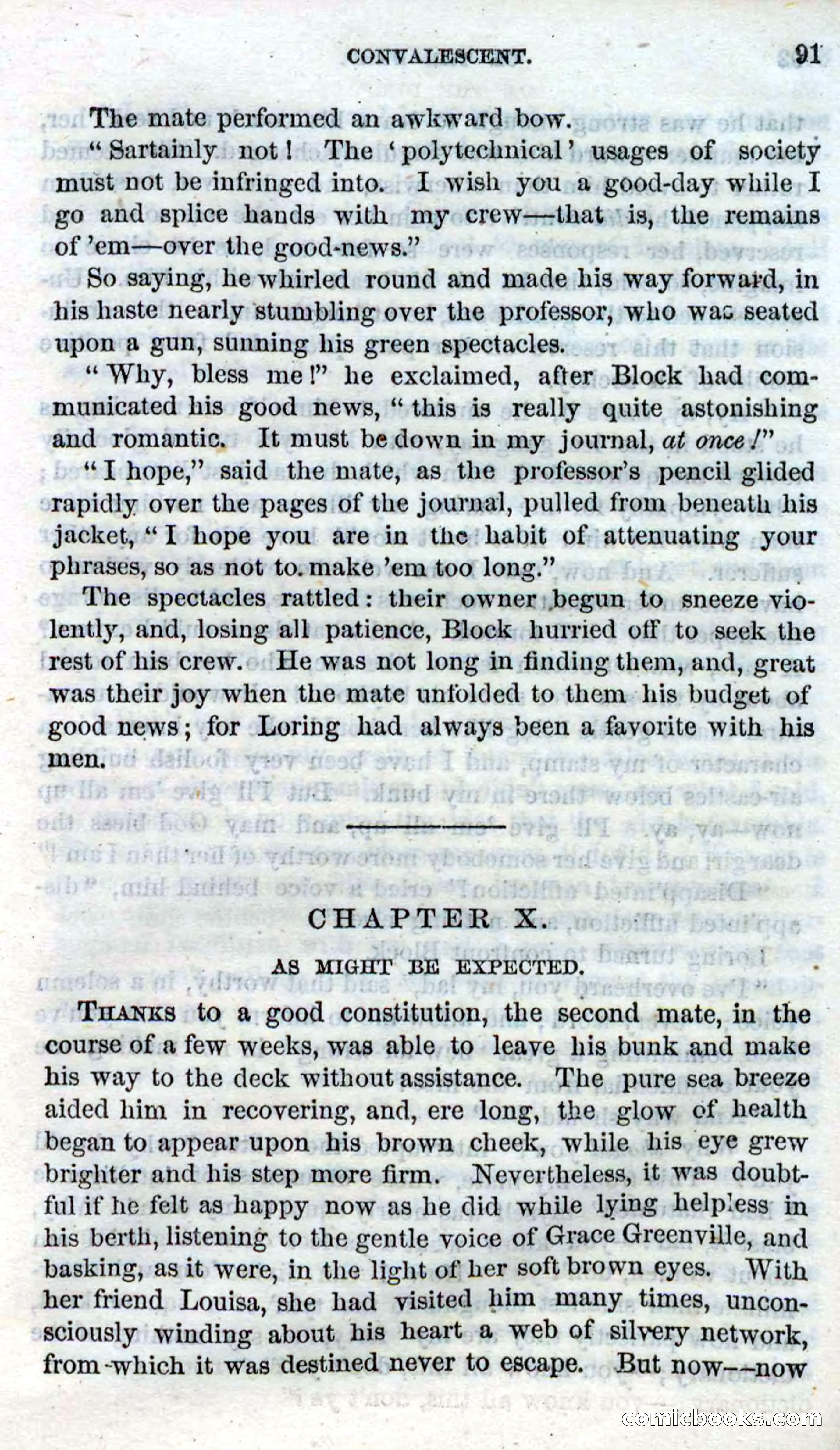 Beadle's Dime Novels No. 87: On the Deep — page 89 of 116