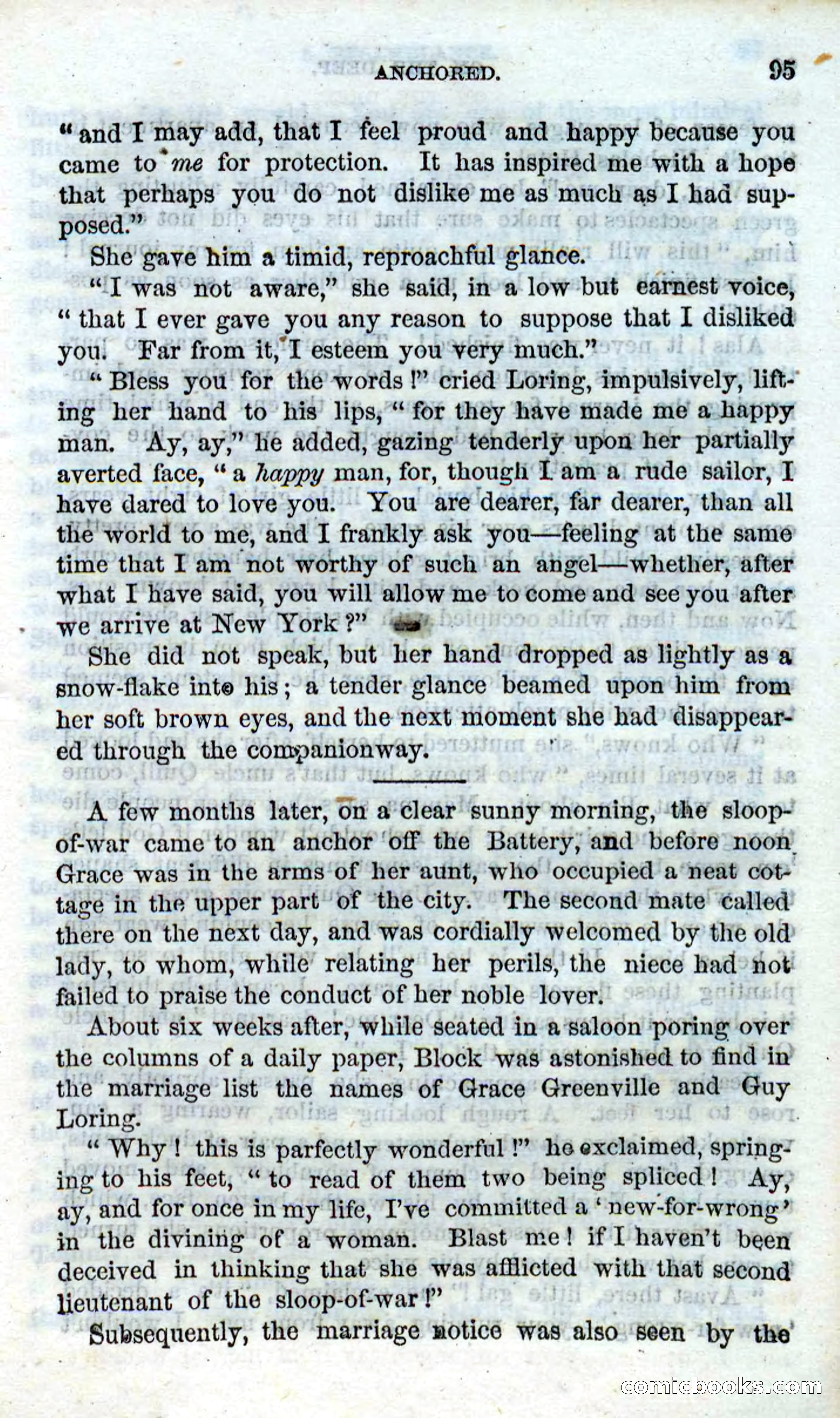 Beadle's Dime Novels No. 87: On the Deep — page 93 of 116