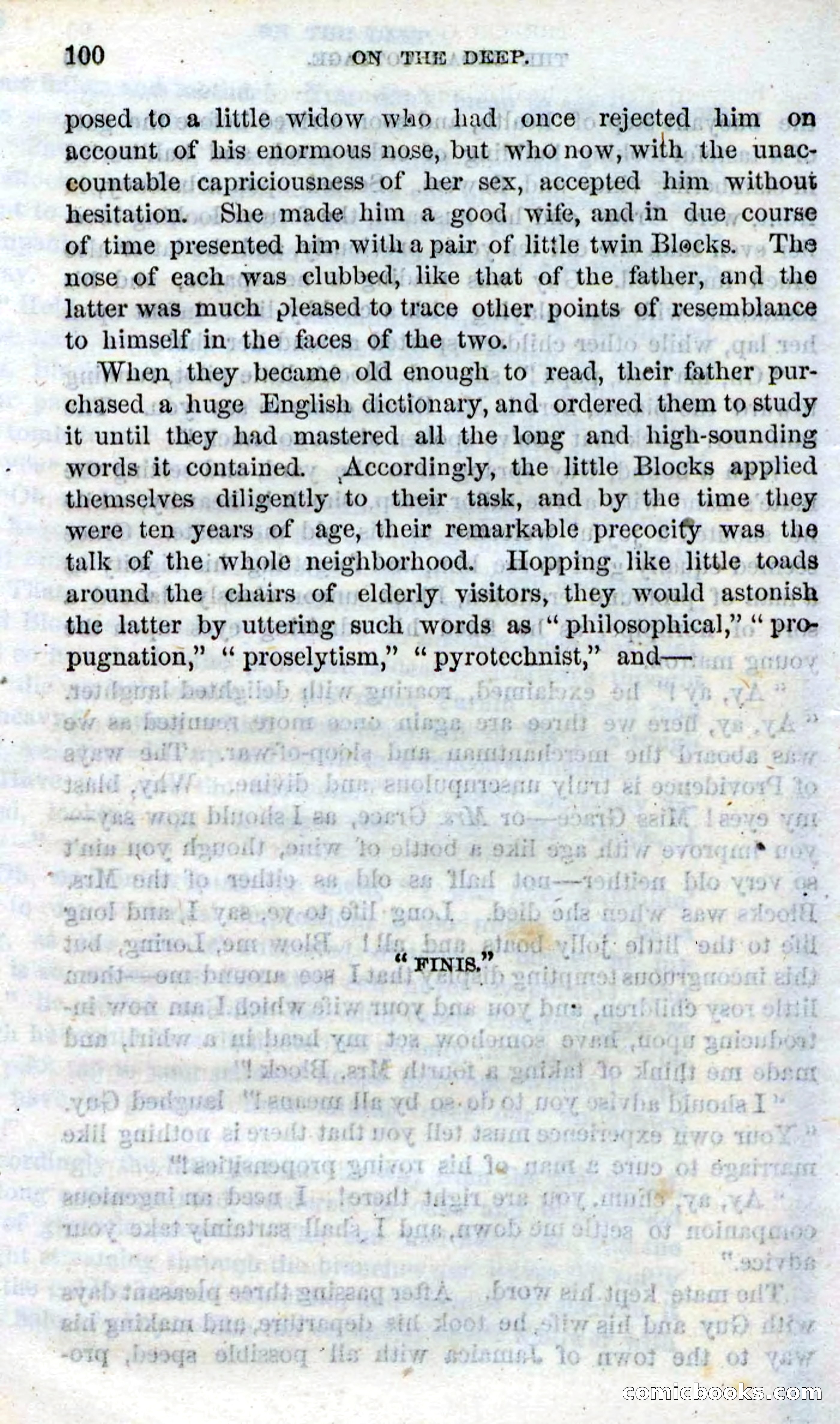 Beadle's Dime Novels No. 87: On the Deep — page 98 of 116