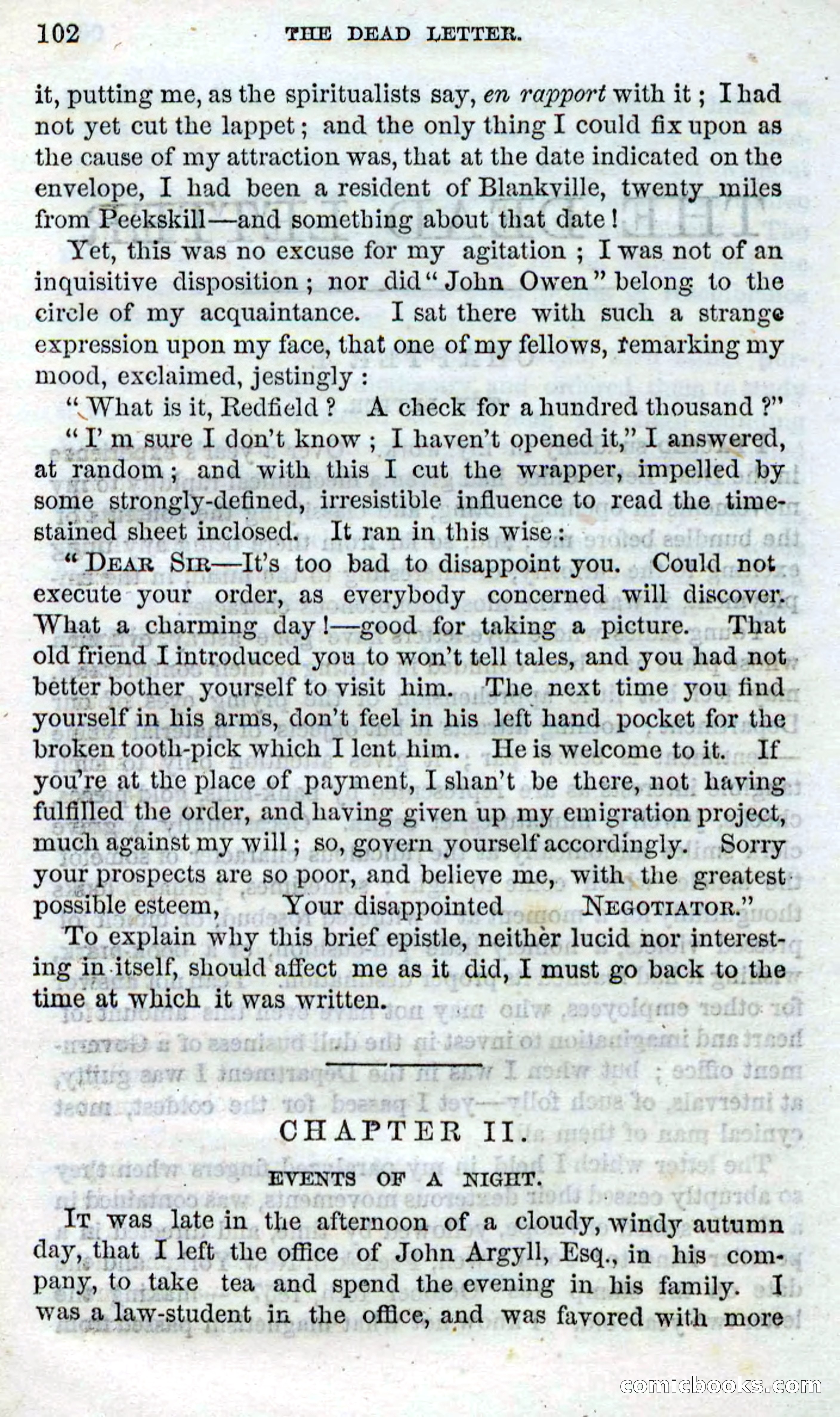 Beadle's Dime Novels No. 87: On the Deep — page 100 of 116