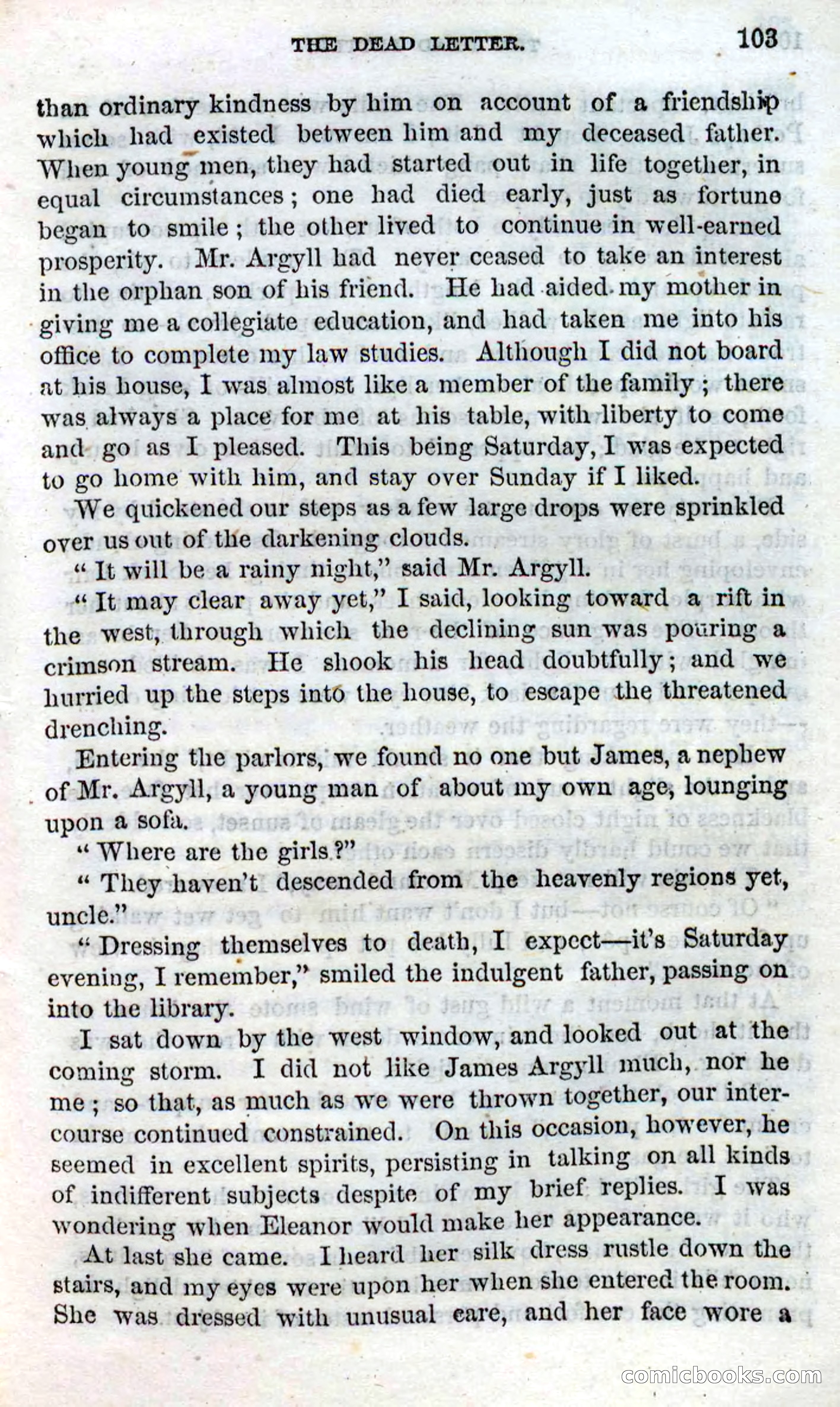 Beadle's Dime Novels No. 87: On the Deep — page 101 of 116