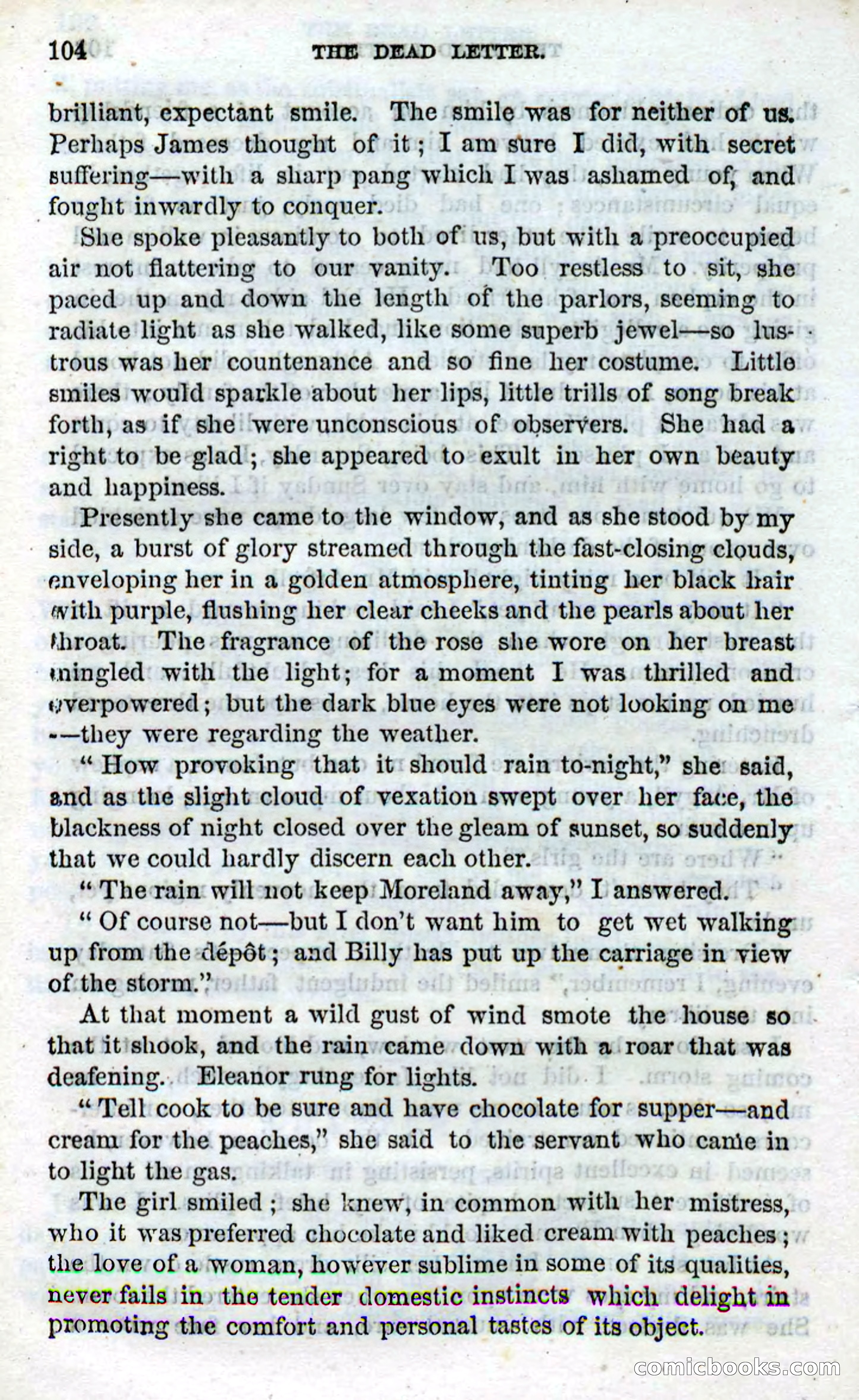 Beadle's Dime Novels No. 87: On the Deep — page 102 of 116