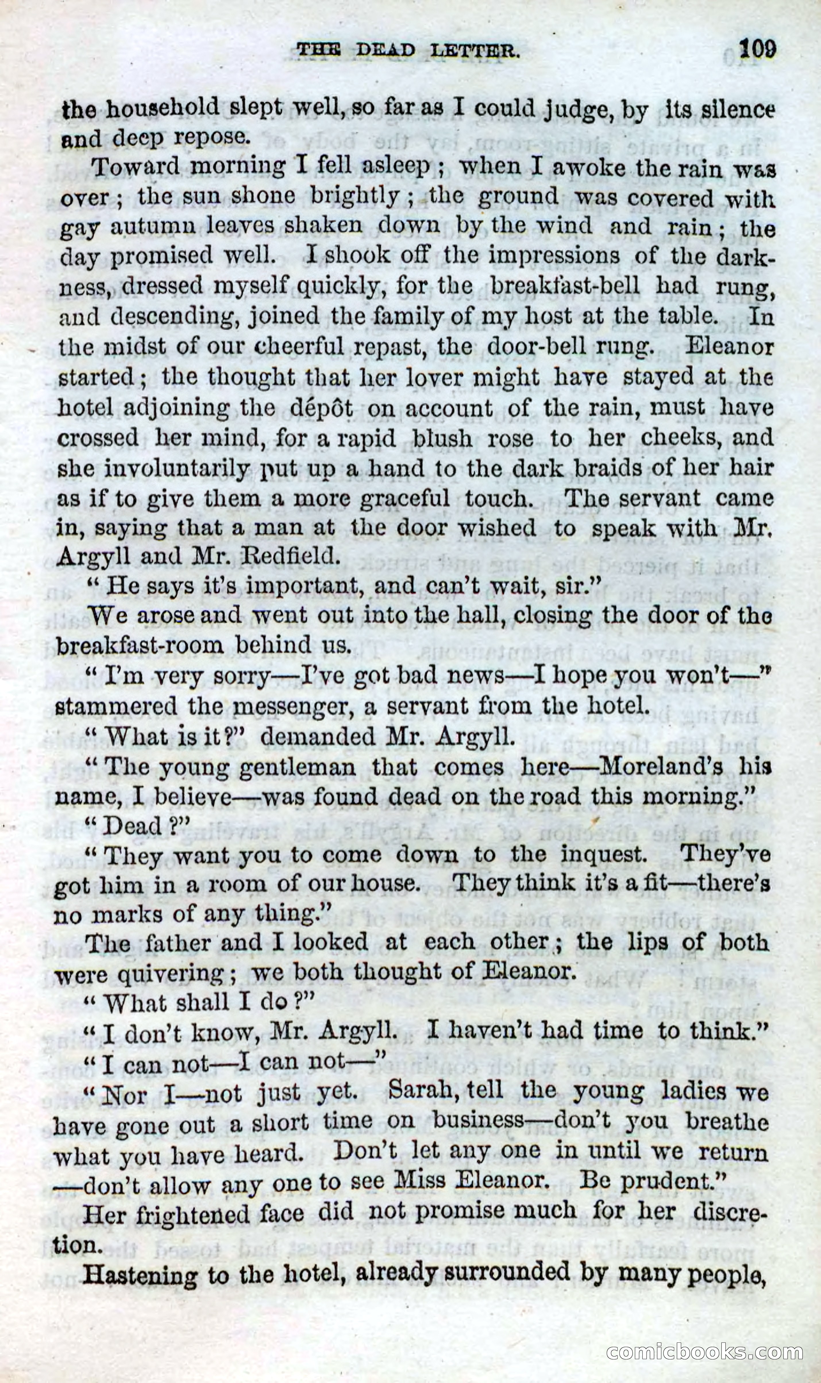Beadle's Dime Novels No. 87: On the Deep — page 107 of 116