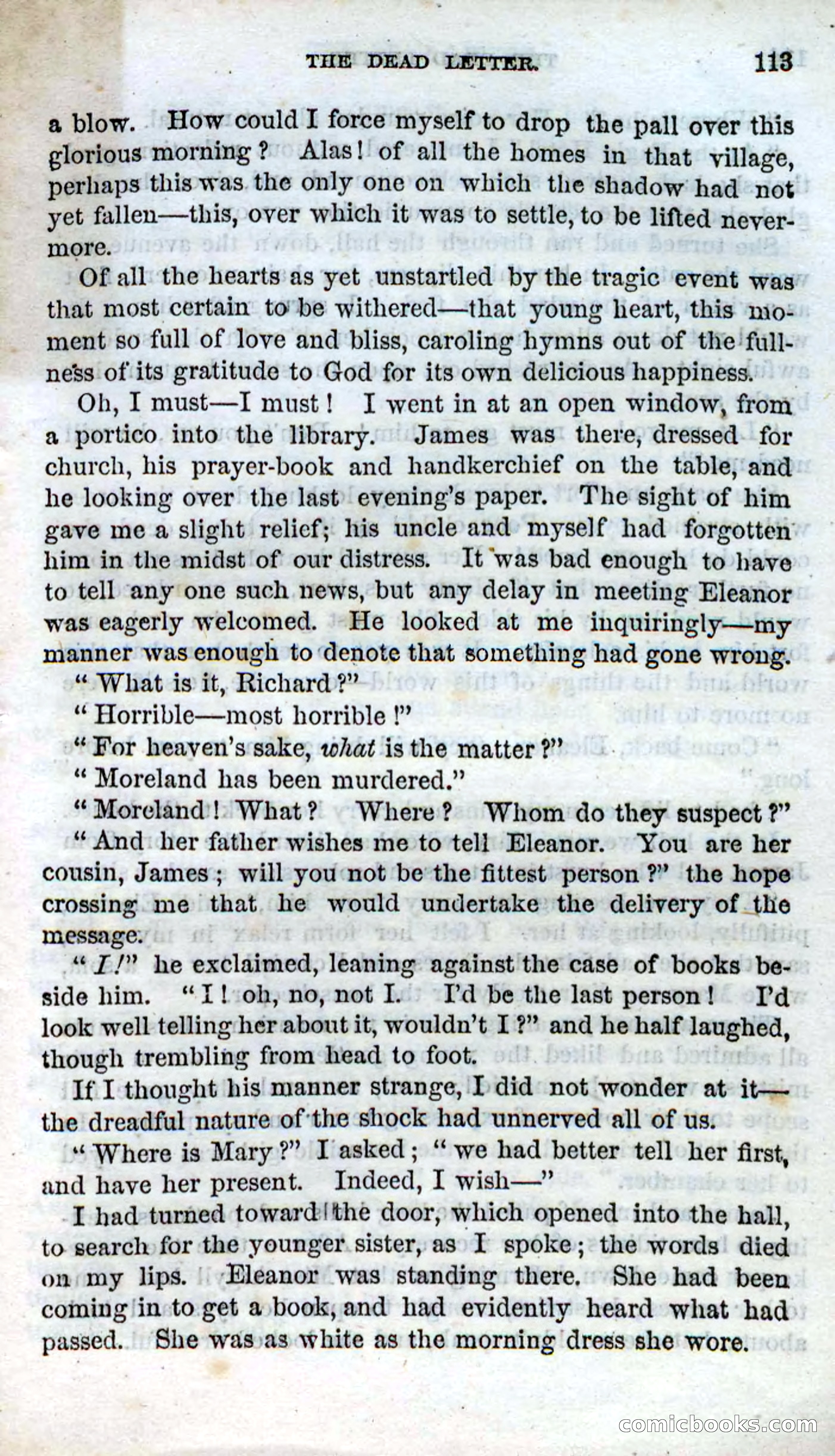 Beadle's Dime Novels No. 87: On the Deep — page 111 of 116