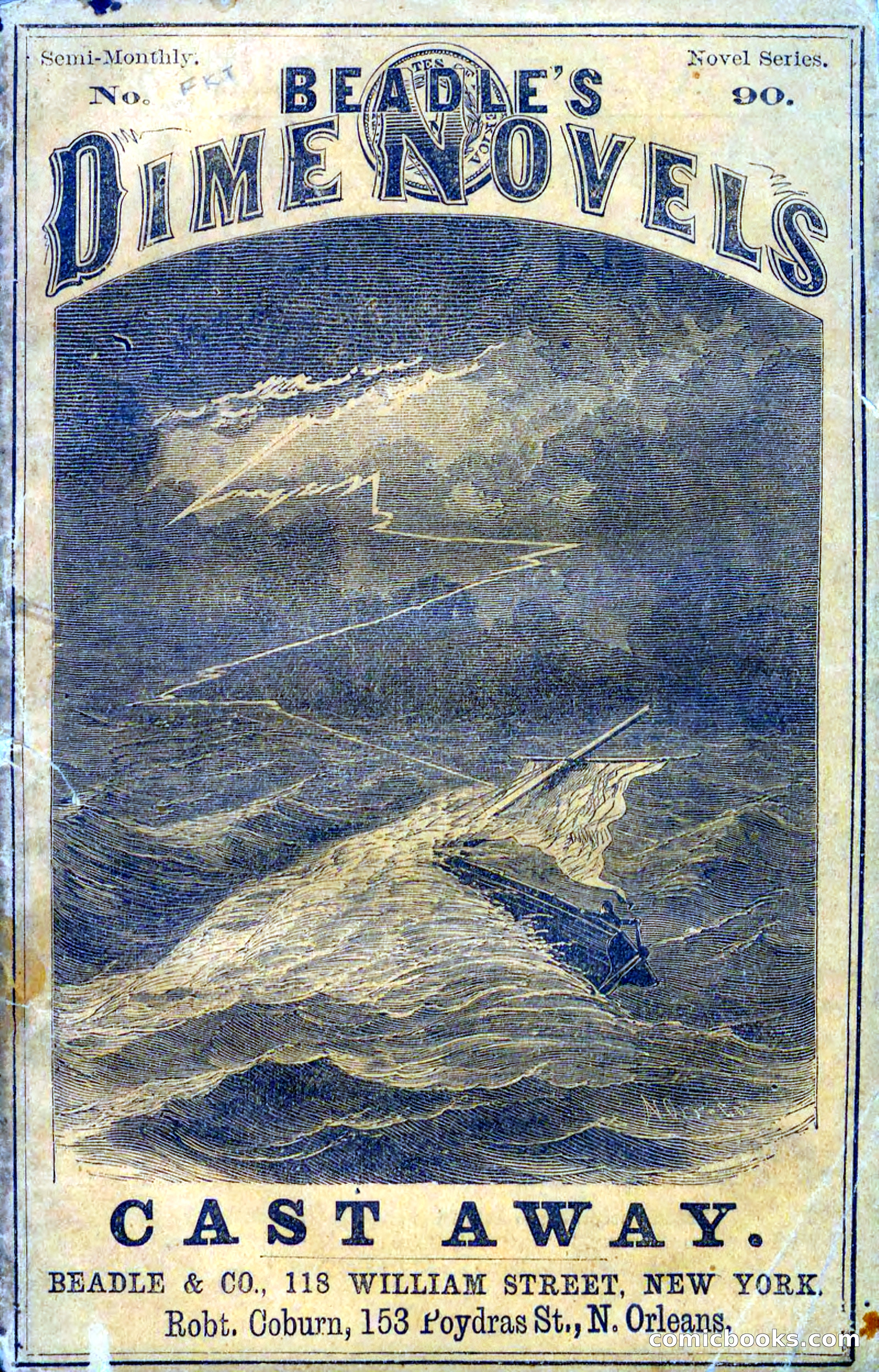 Beadle's Dime Novels No. 90: Cast Away