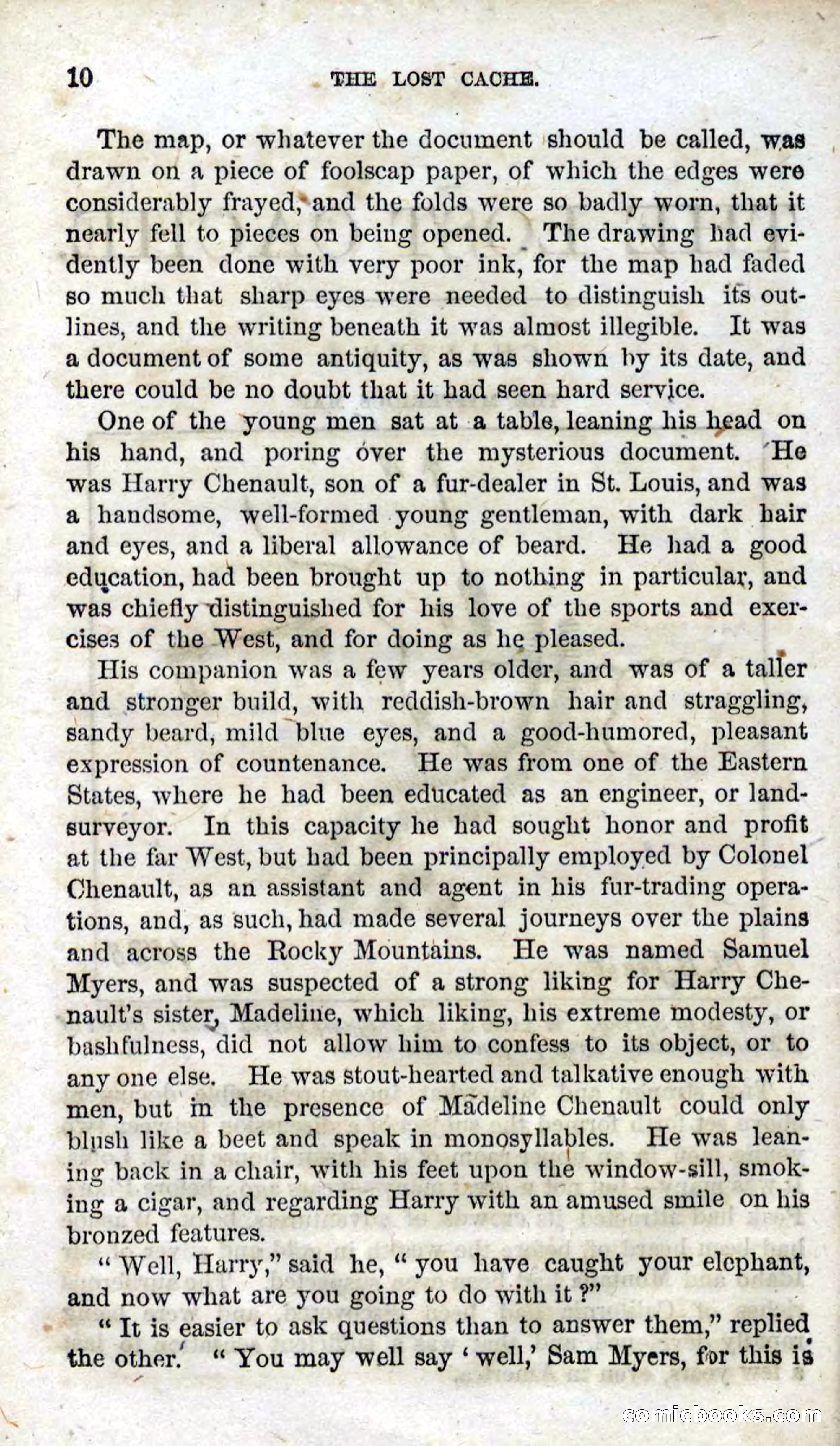 Beadle's Dime Novels, No. 91: The Lost Cache — page 8 of 100