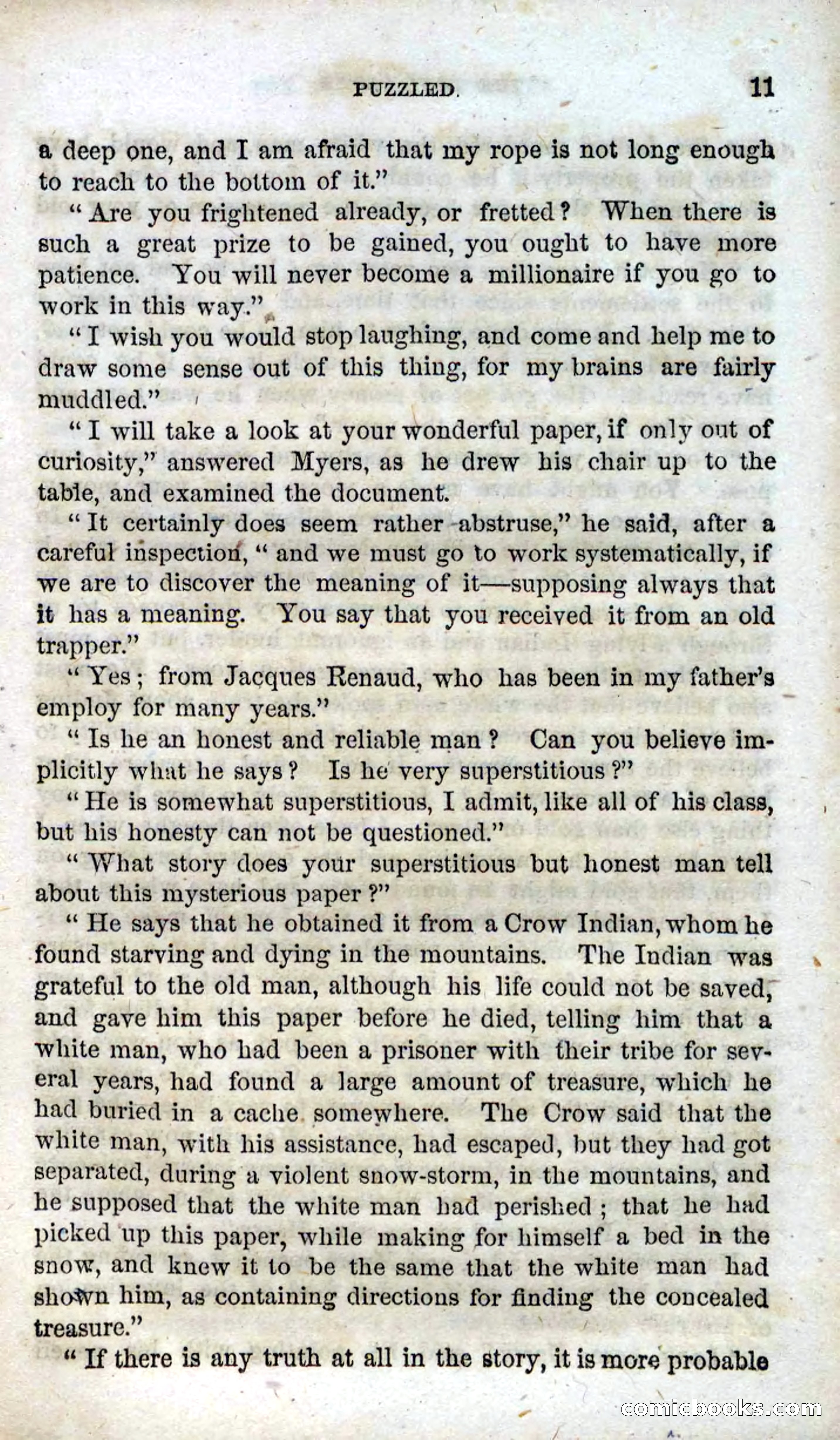 Beadle's Dime Novels, No. 91: The Lost Cache — page 9 of 100
