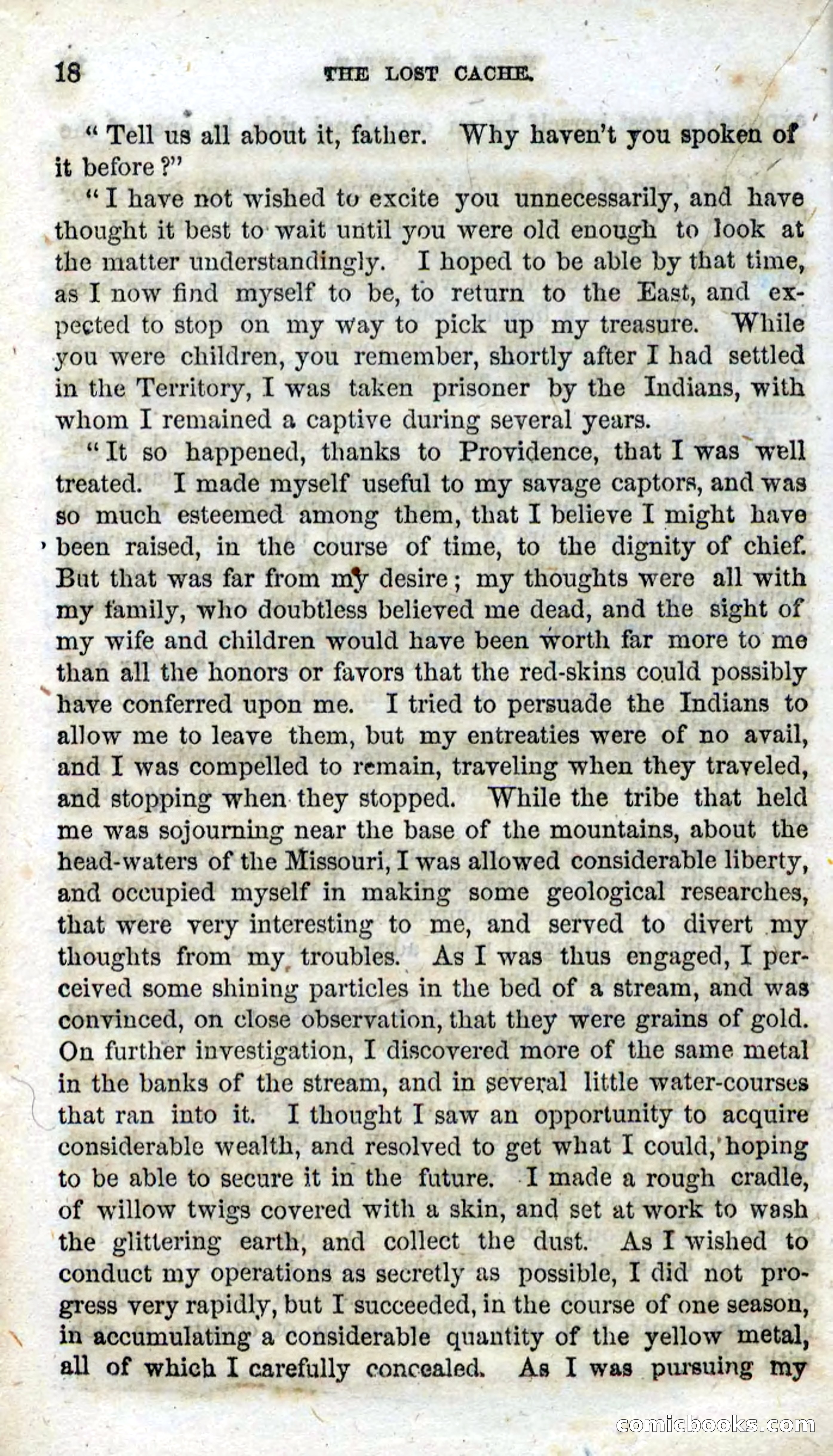 Beadle's Dime Novels, No. 91: The Lost Cache — page 16 of 100
