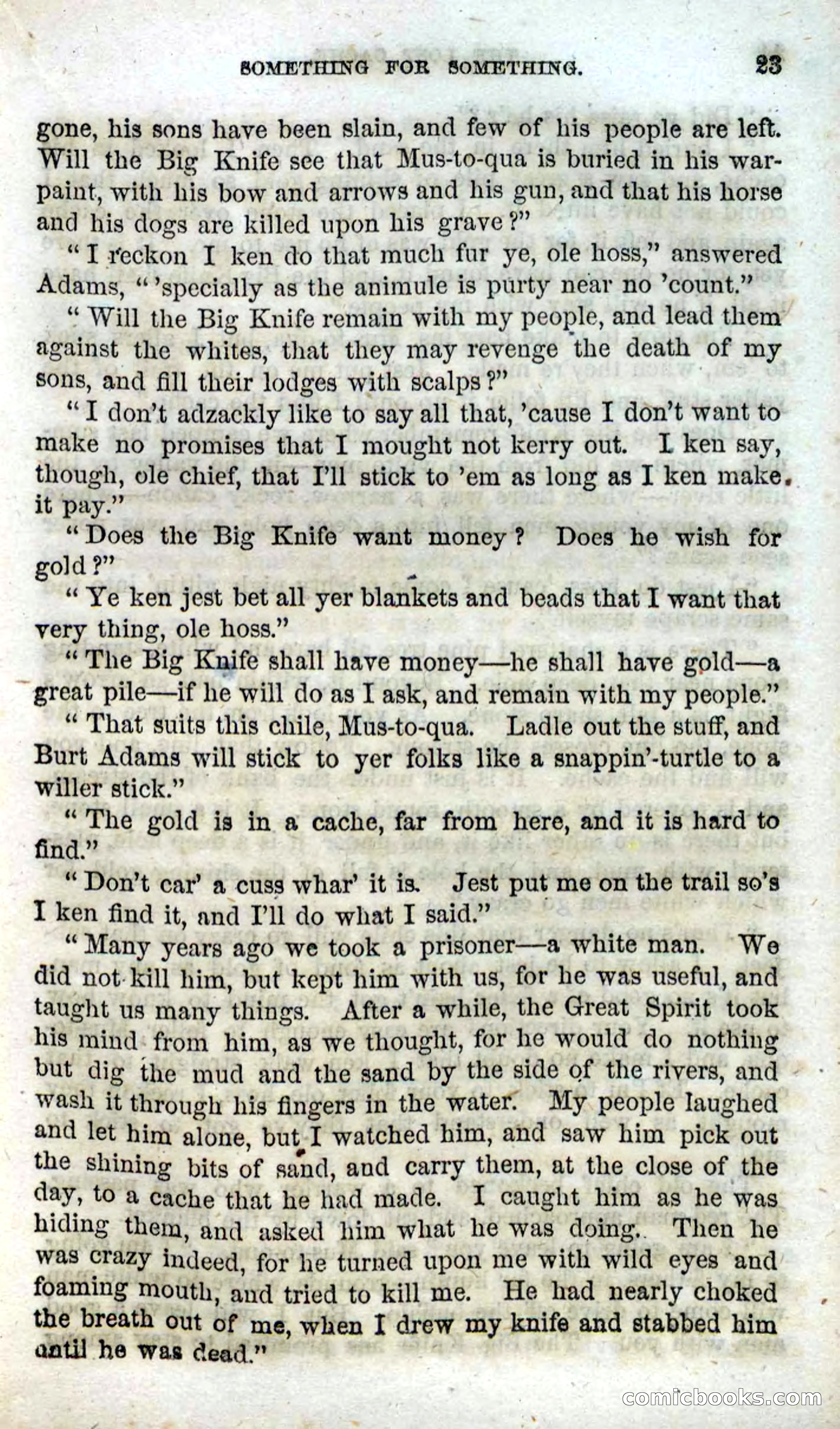 Beadle's Dime Novels, No. 91: The Lost Cache — page 21 of 100