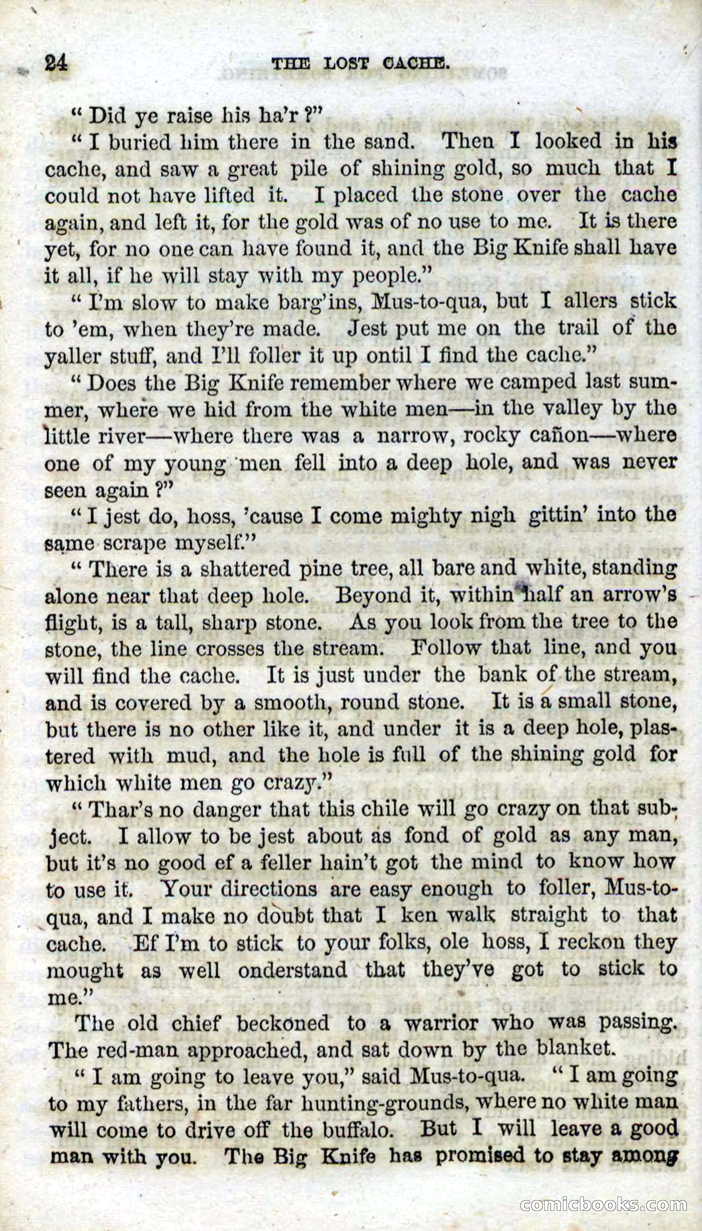 Beadle's Dime Novels, No. 91: The Lost Cache — page 22 of 100