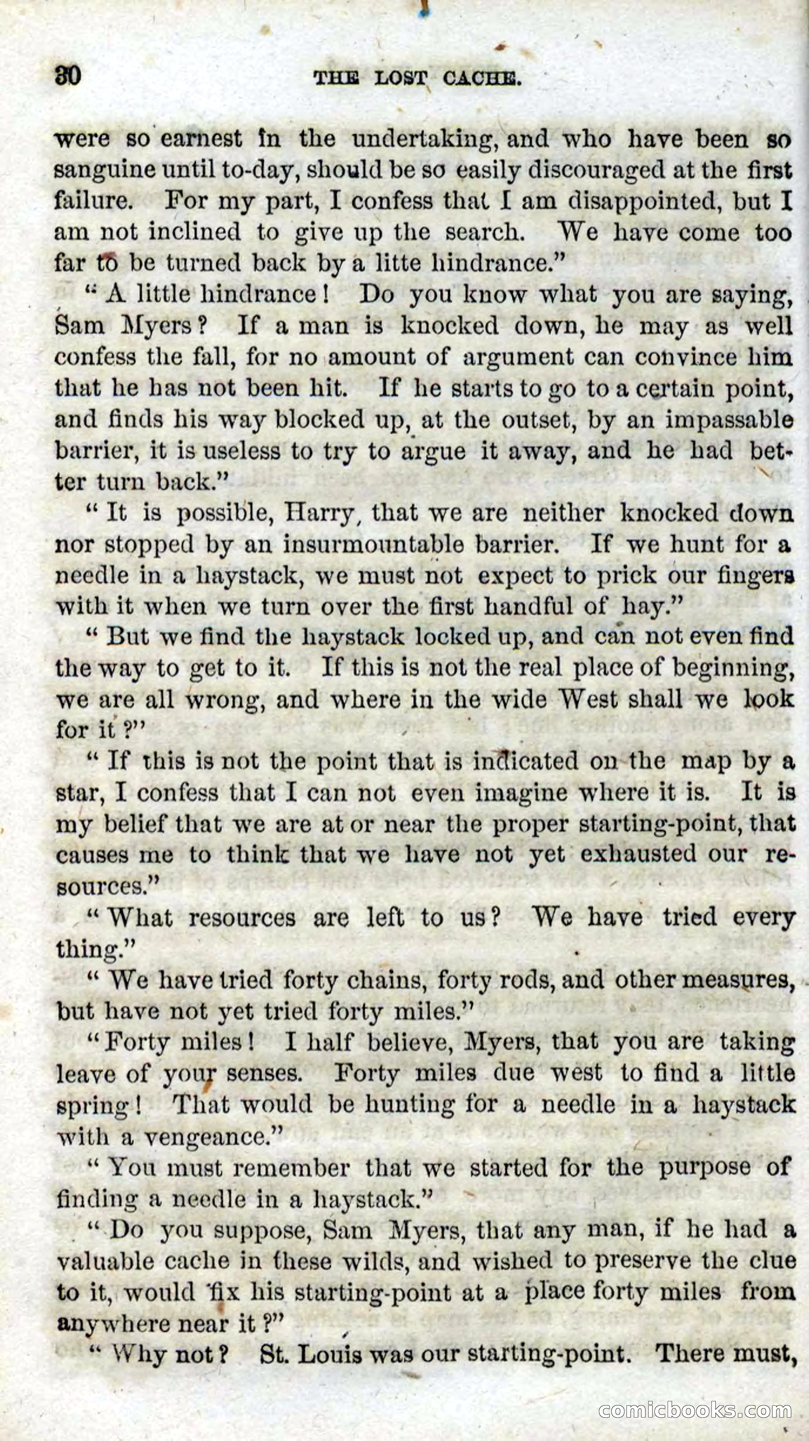 Beadle's Dime Novels, No. 91: The Lost Cache — page 28 of 100