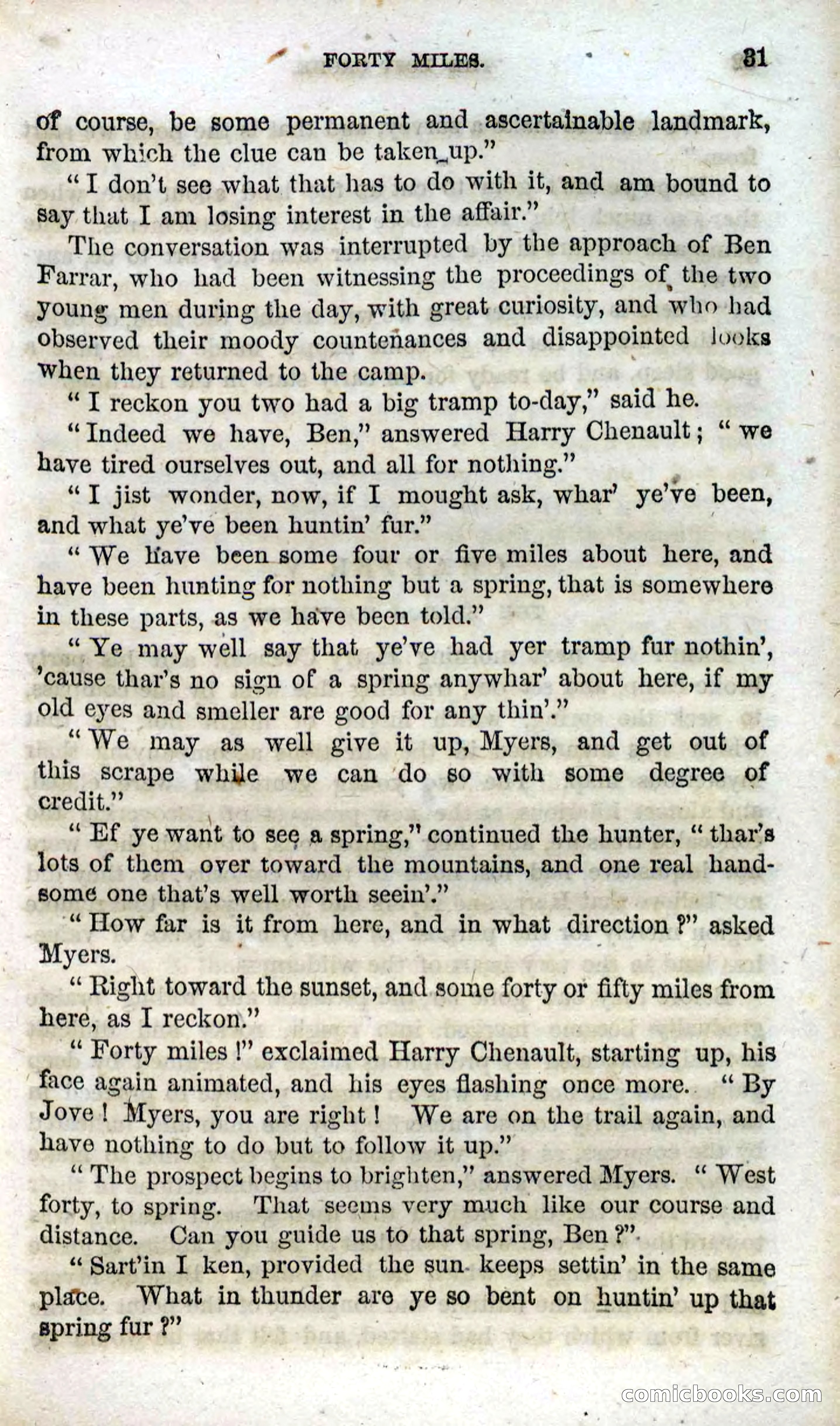 Beadle's Dime Novels, No. 91: The Lost Cache — page 29 of 100