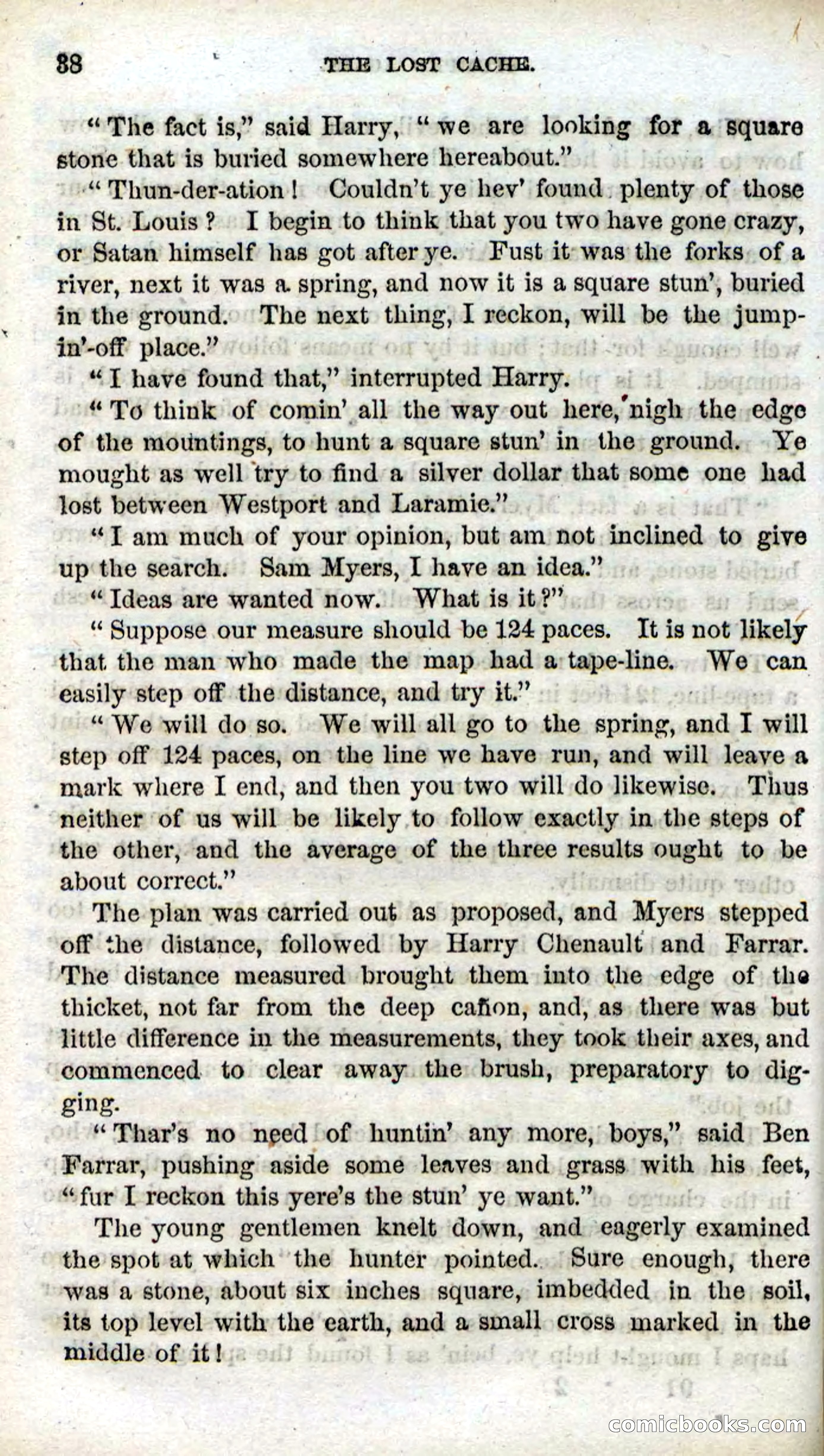 Beadle's Dime Novels, No. 91: The Lost Cache — page 36 of 100