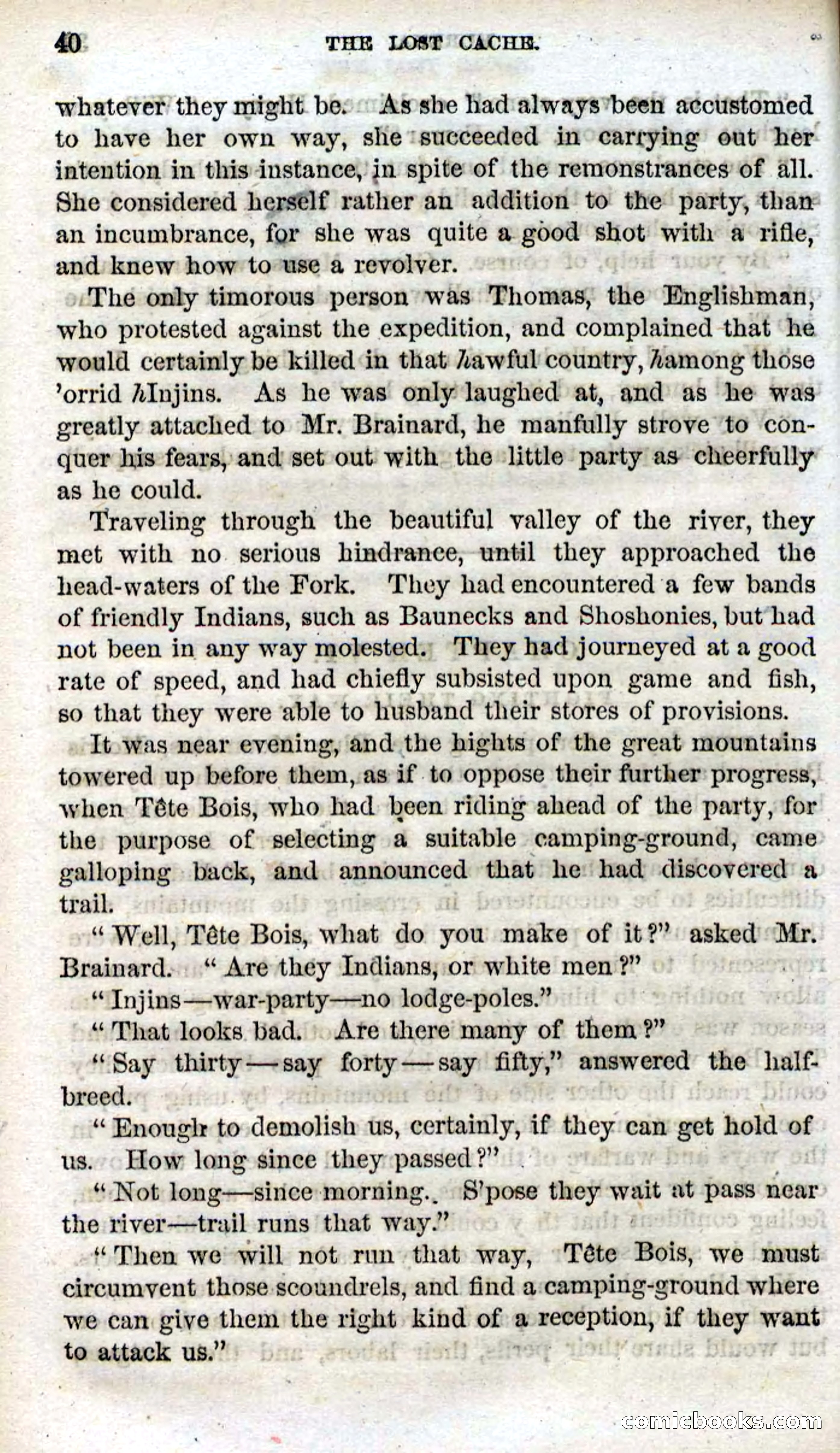 Beadle's Dime Novels, No. 91: The Lost Cache — page 38 of 100