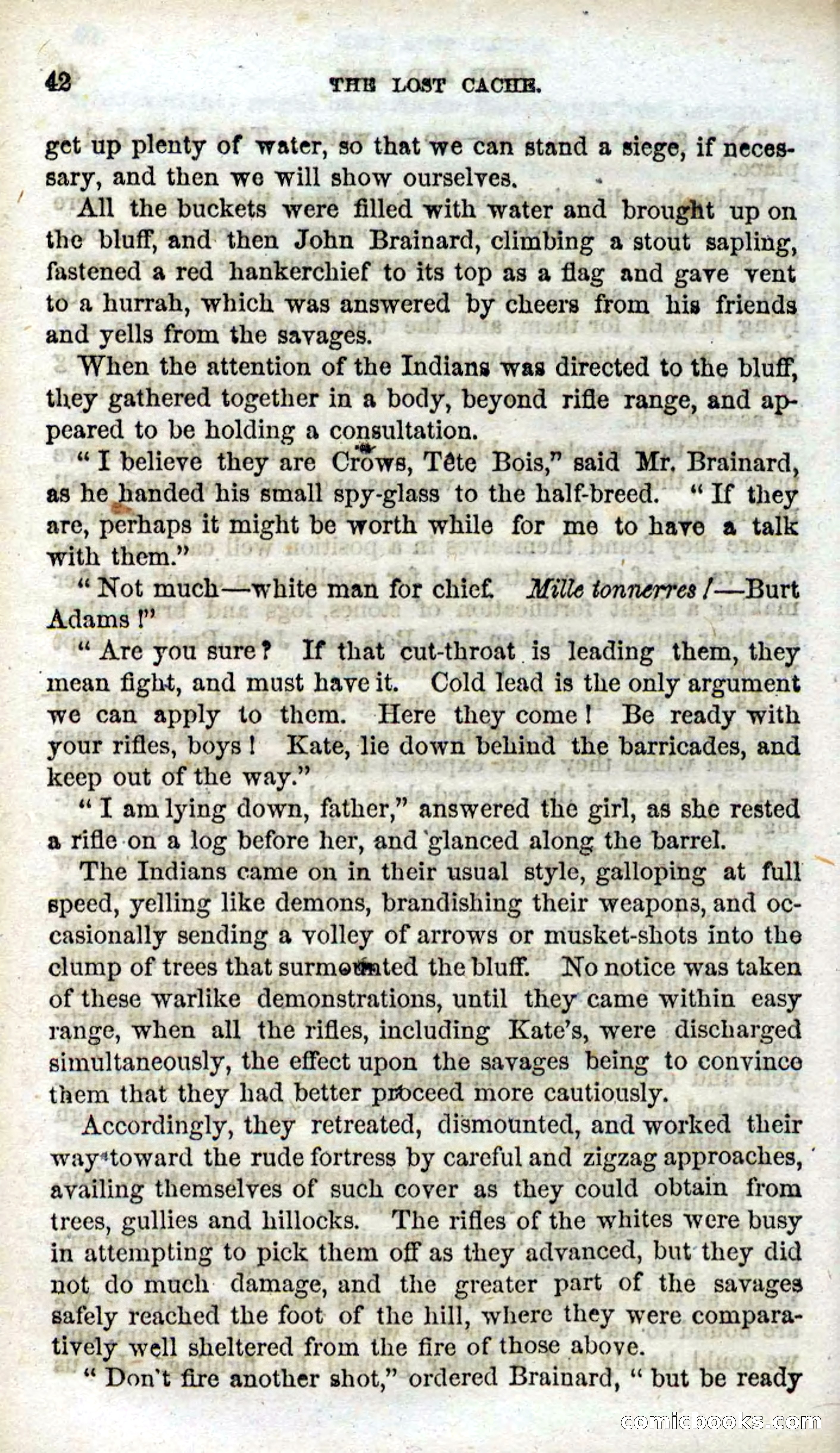 Beadle's Dime Novels, No. 91: The Lost Cache — page 40 of 100