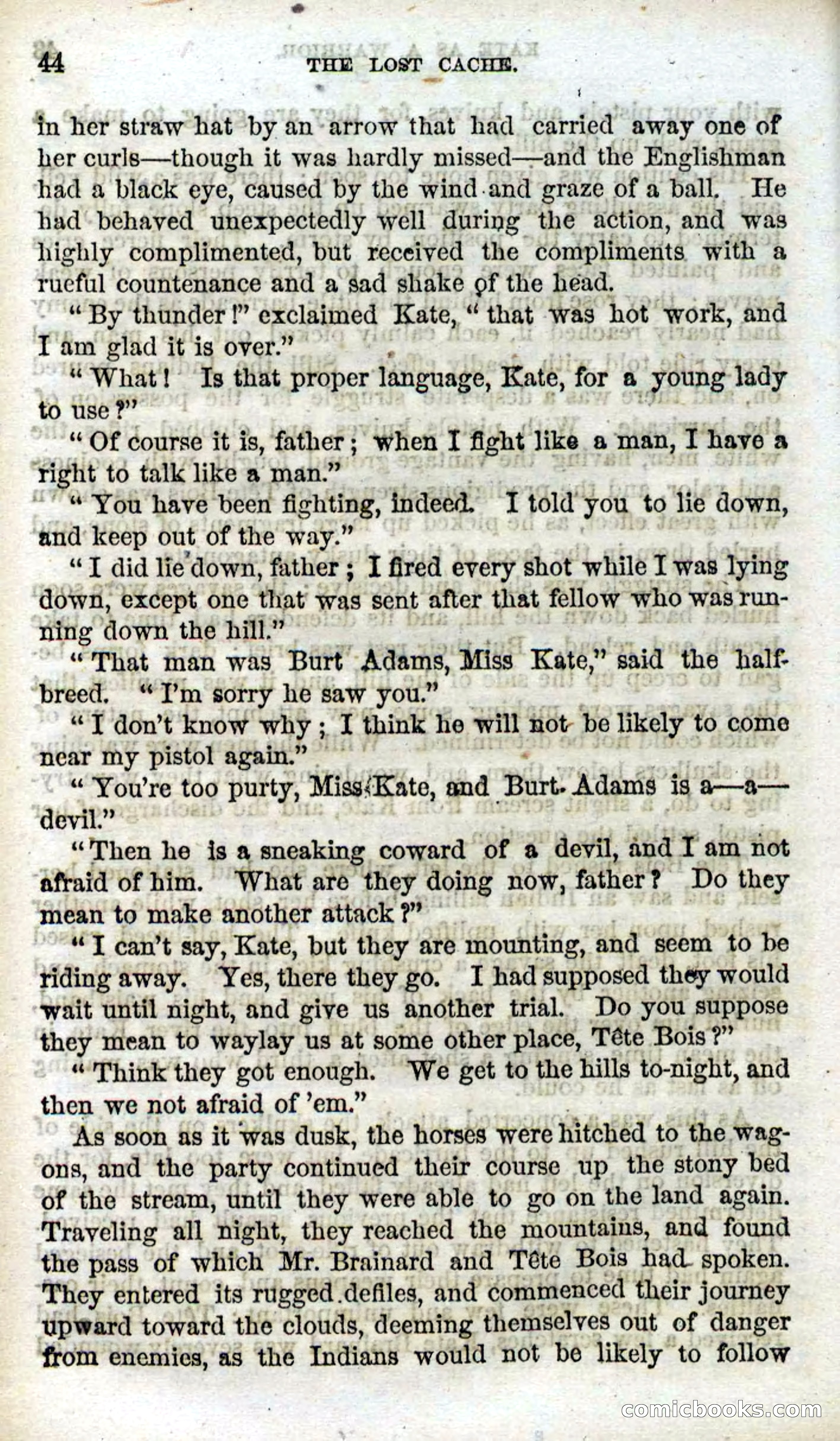 Beadle's Dime Novels, No. 91: The Lost Cache — page 42 of 100