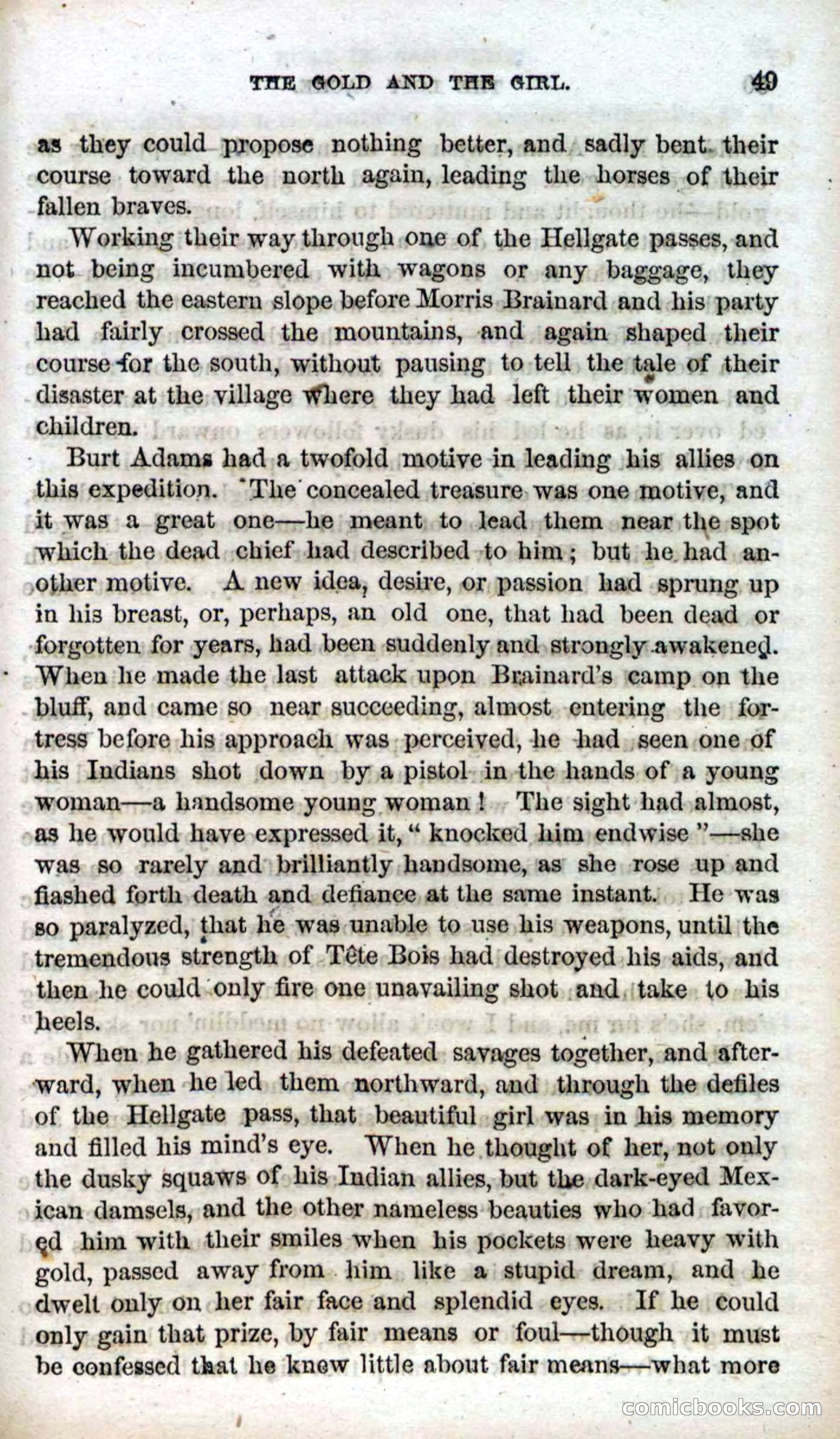 Beadle's Dime Novels, No. 91: The Lost Cache — page 47 of 100
