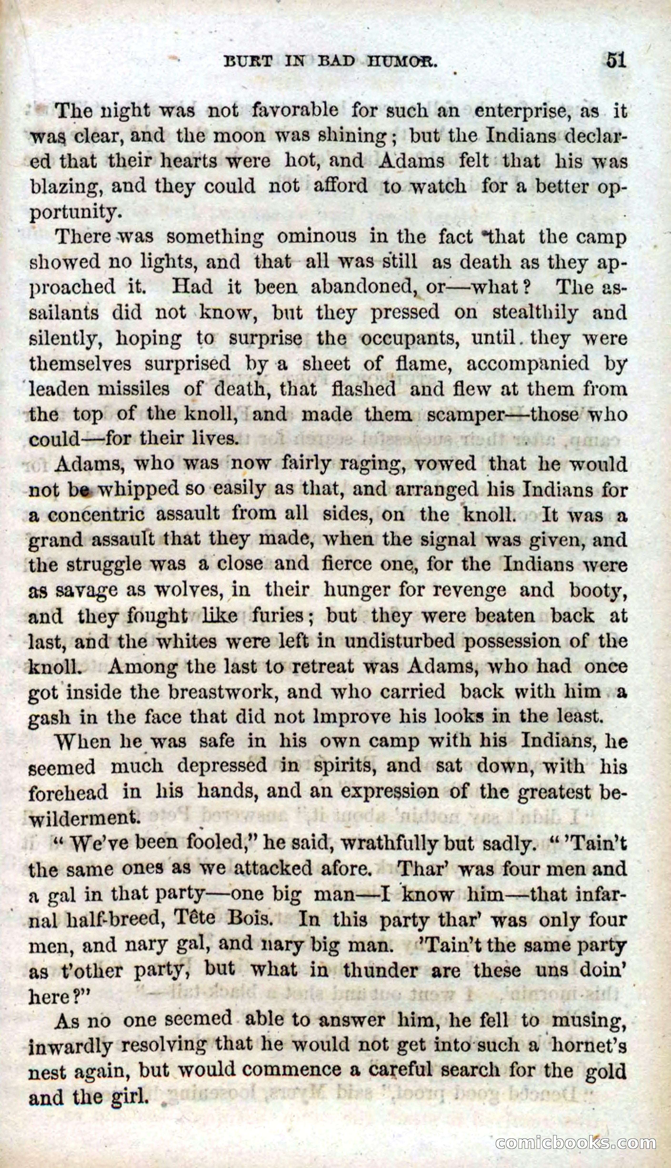 Beadle's Dime Novels, No. 91: The Lost Cache — page 49 of 100