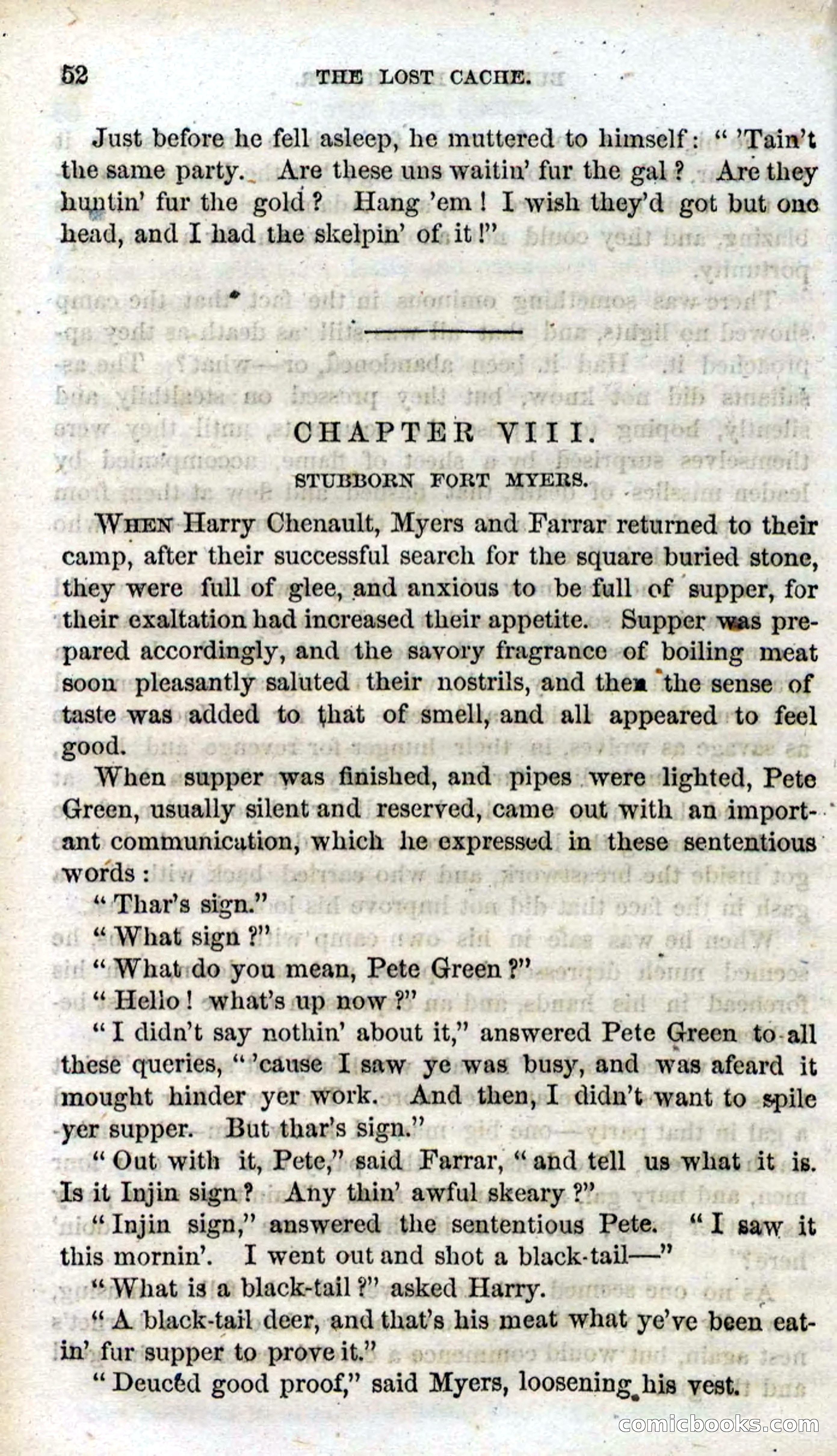 Beadle's Dime Novels, No. 91: The Lost Cache — page 50 of 100