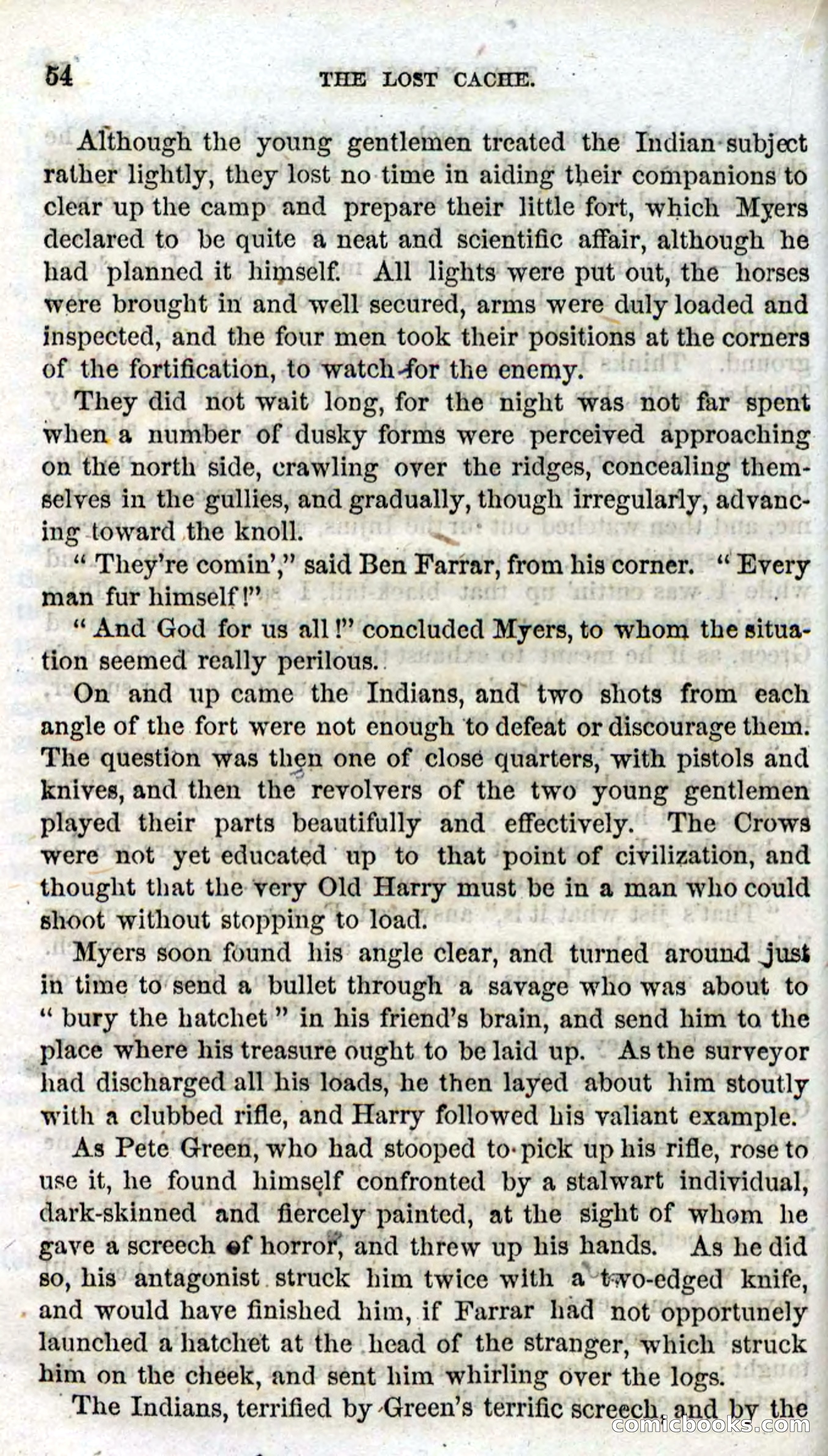 Beadle's Dime Novels, No. 91: The Lost Cache — page 52 of 100