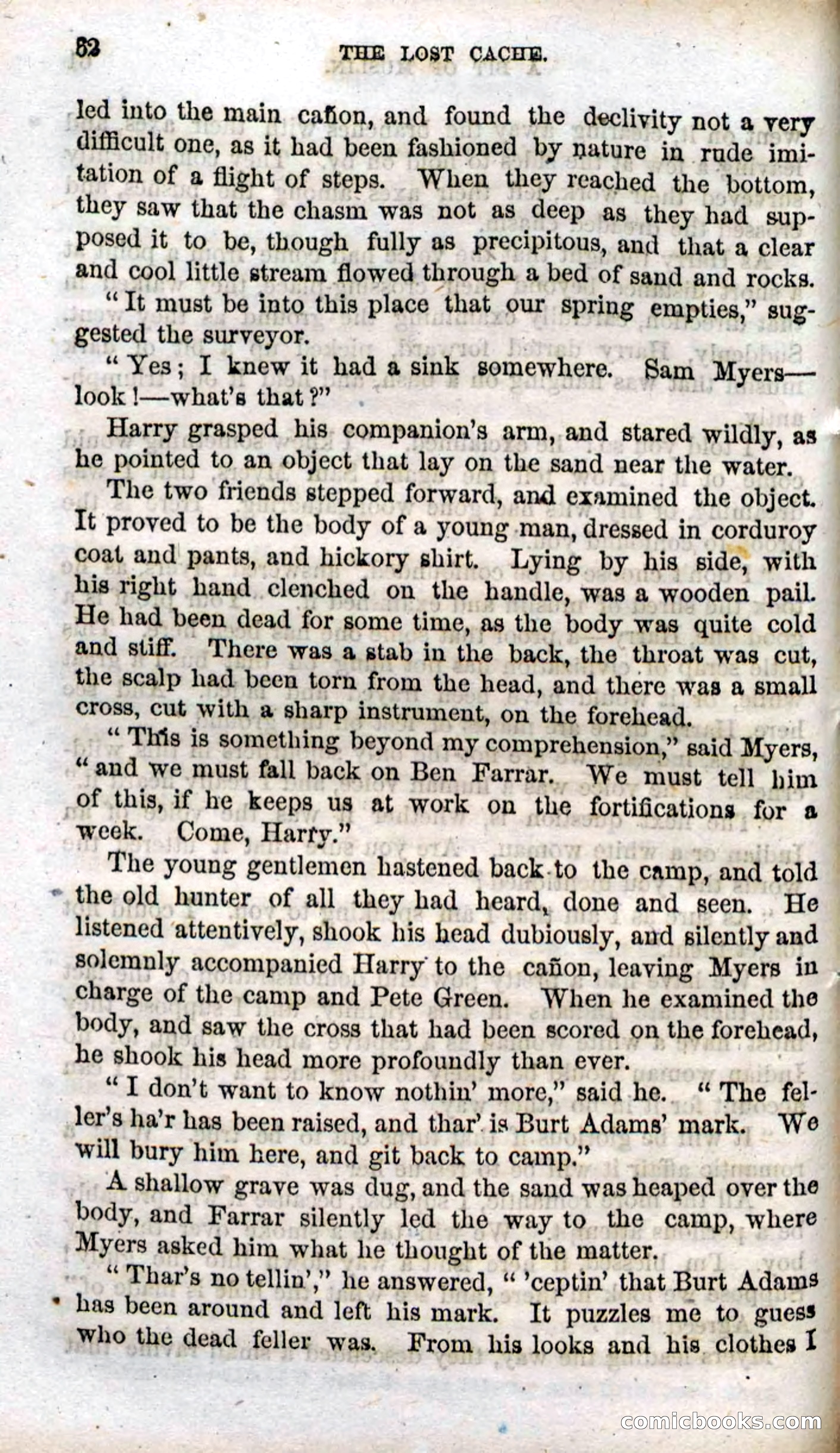 Beadle's Dime Novels, No. 91: The Lost Cache — page 60 of 100