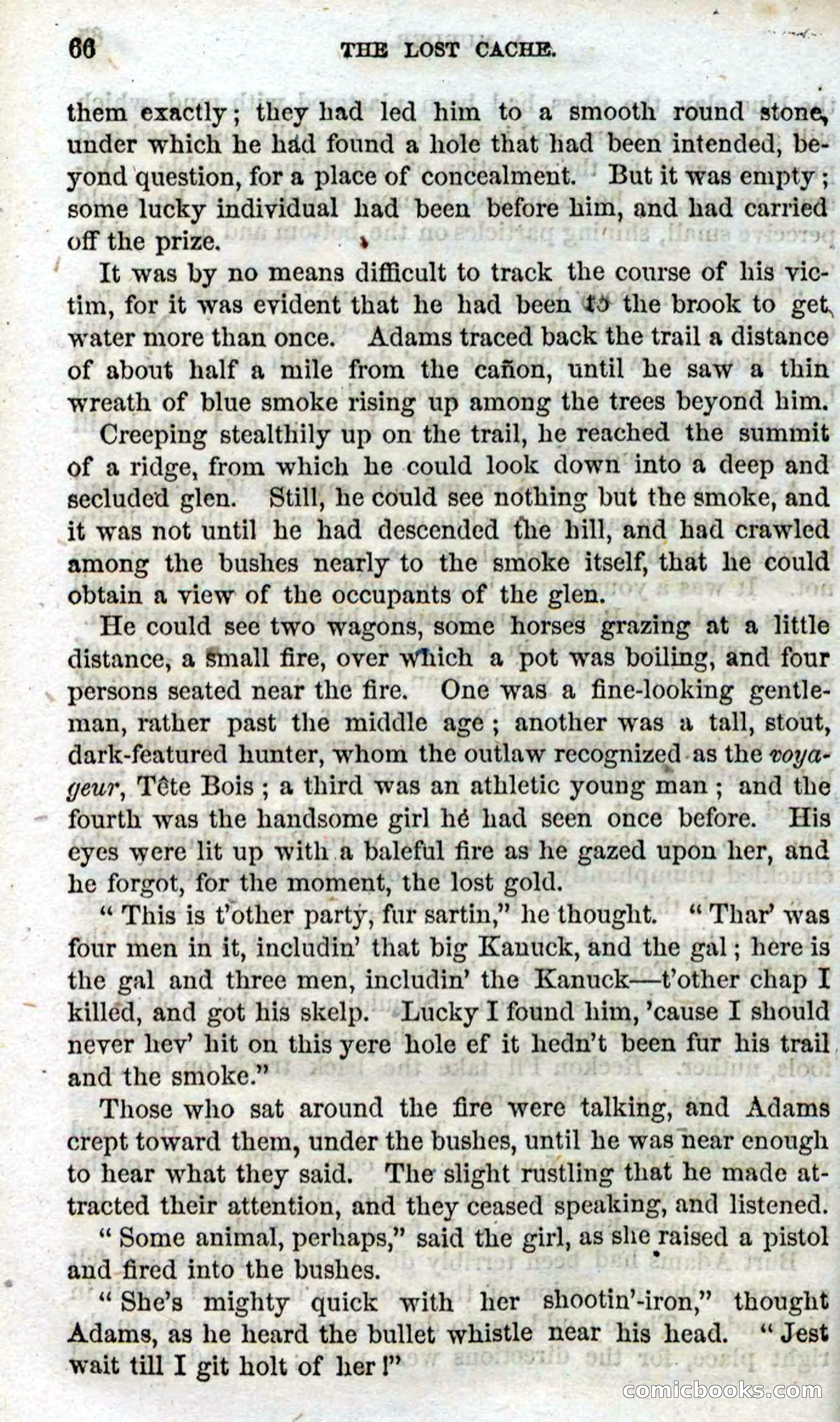 Beadle's Dime Novels, No. 91: The Lost Cache — page 64 of 100