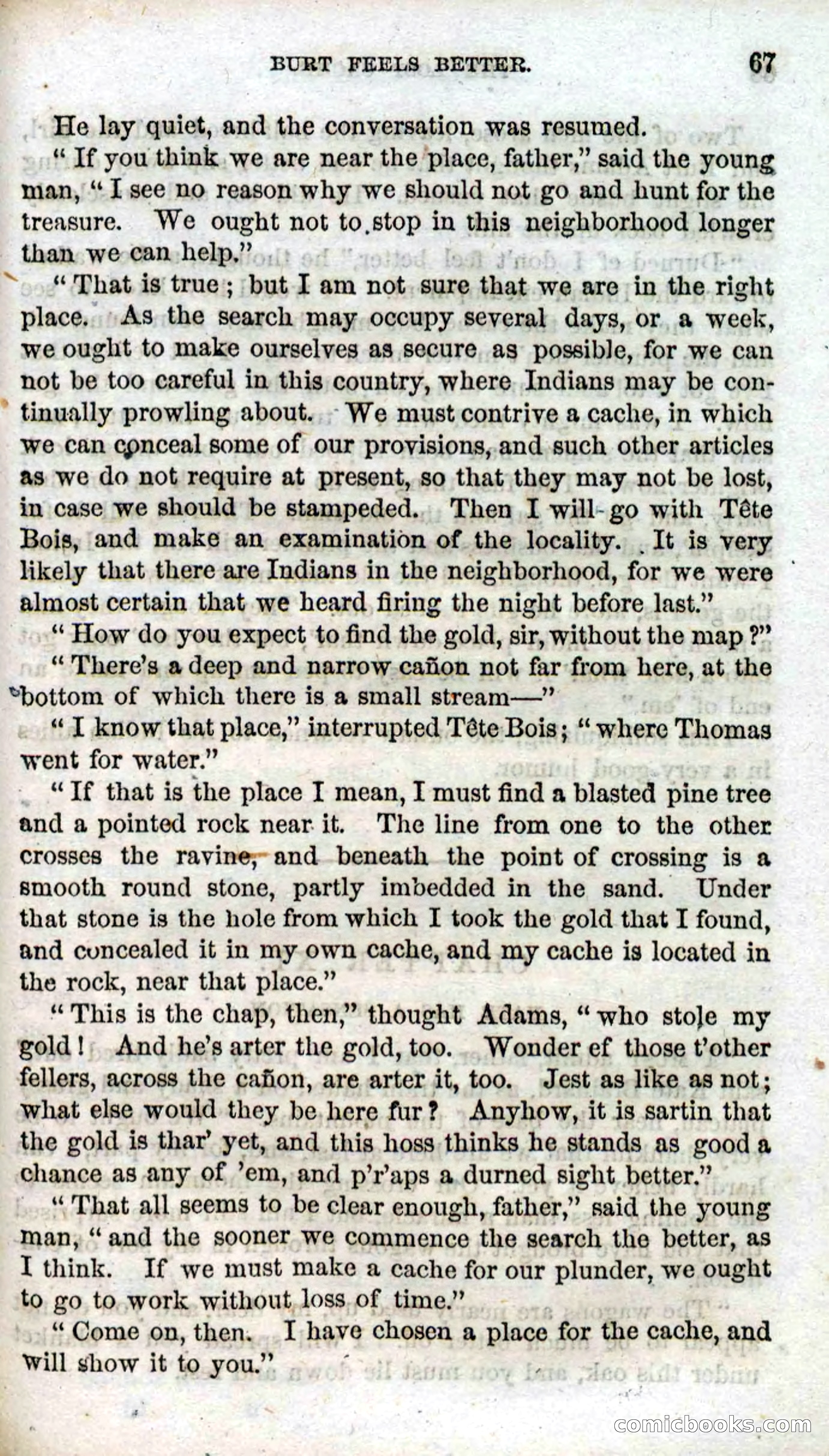 Beadle's Dime Novels, No. 91: The Lost Cache — page 65 of 100
