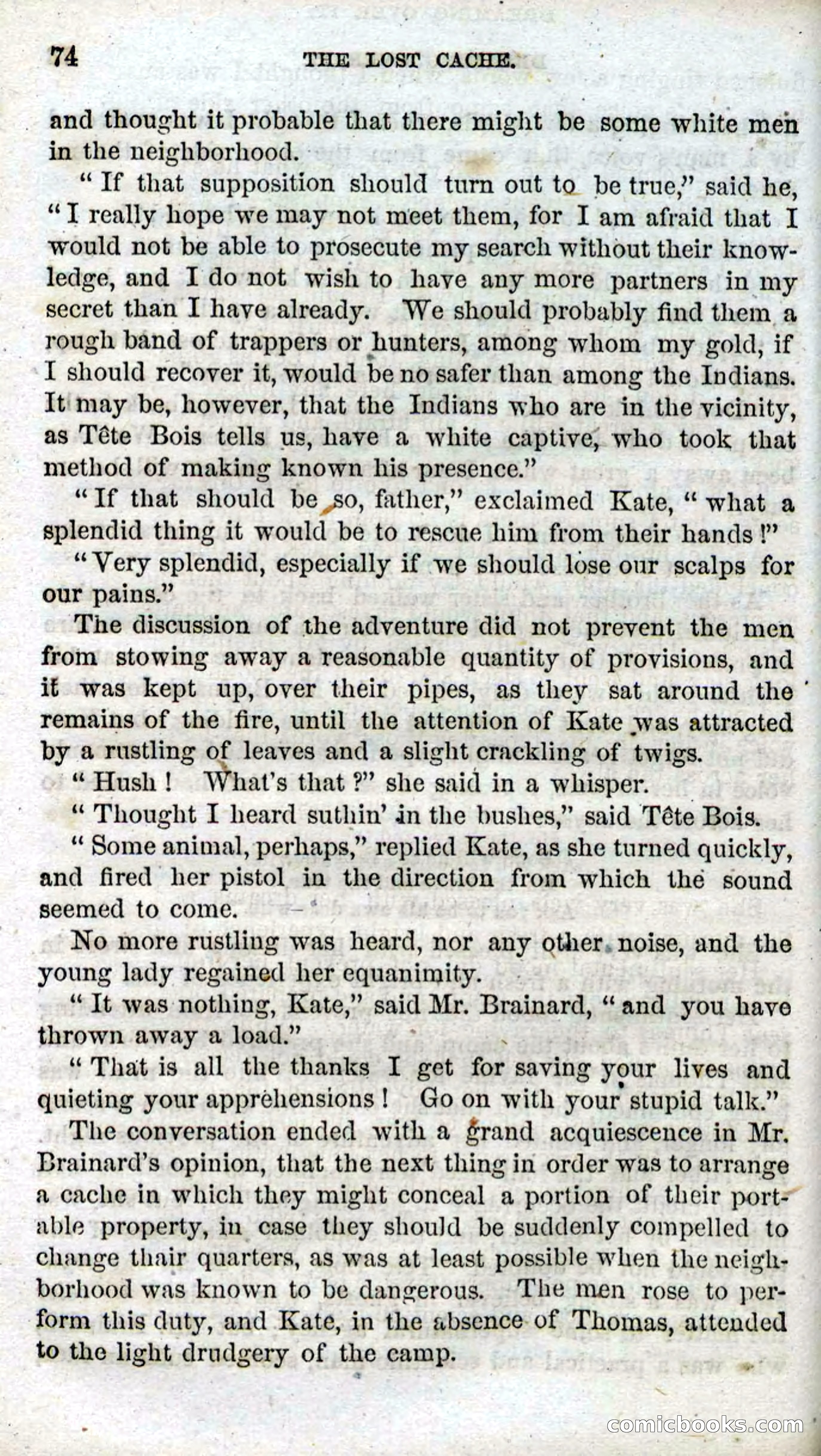 Beadle's Dime Novels, No. 91: The Lost Cache — page 72 of 100