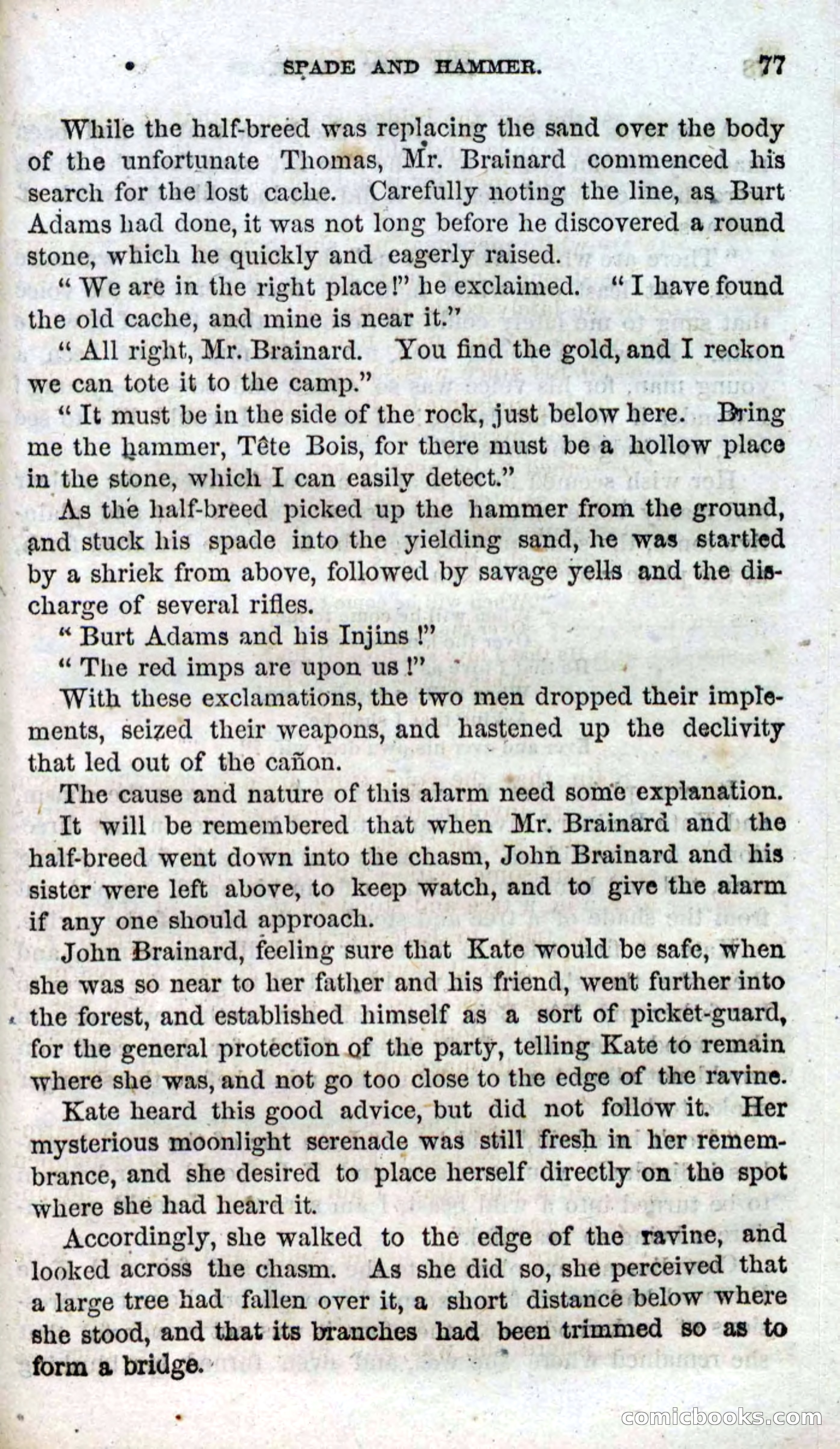 Beadle's Dime Novels, No. 91: The Lost Cache — page 75 of 100