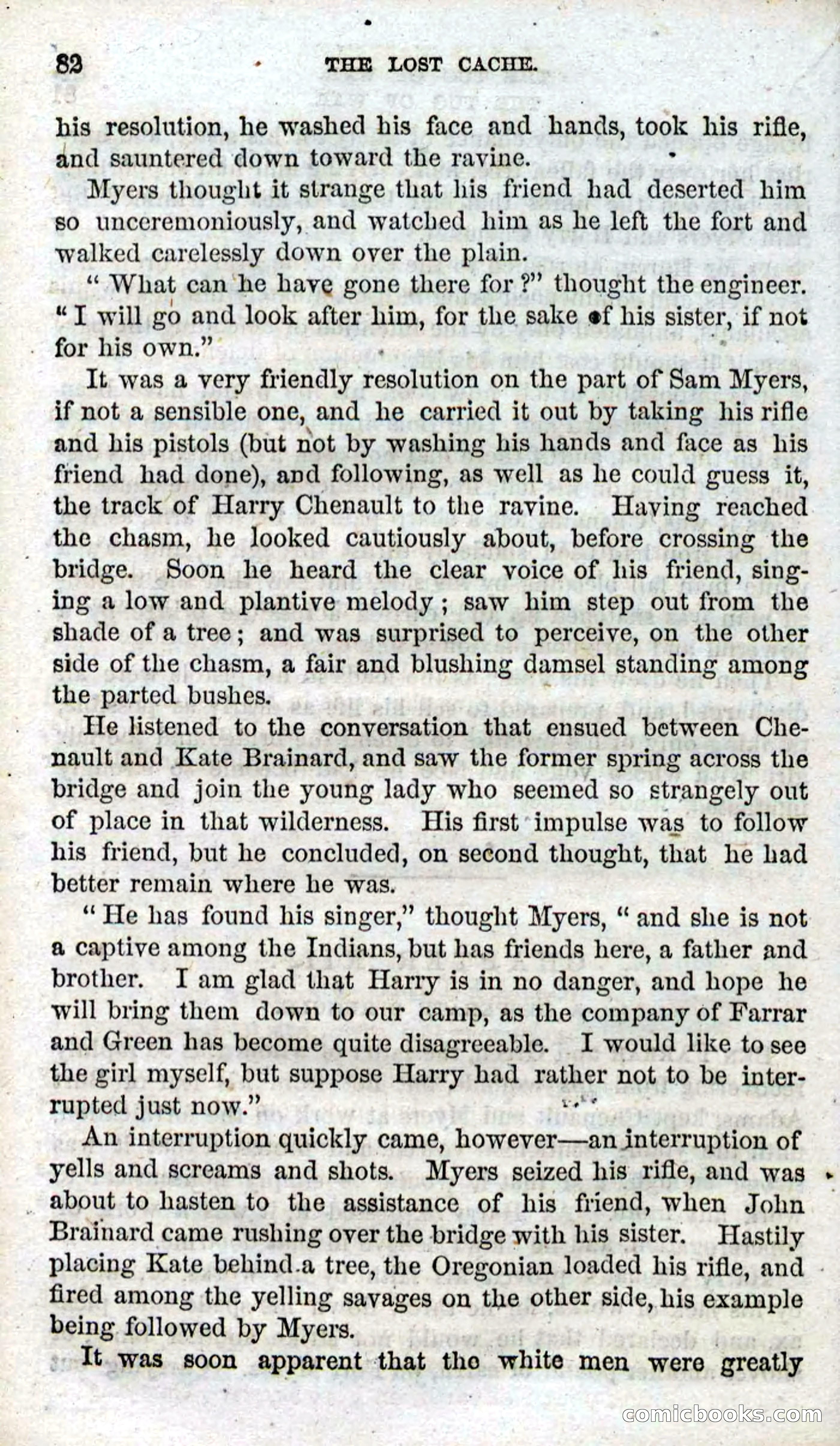 Beadle's Dime Novels, No. 91: The Lost Cache — page 80 of 100